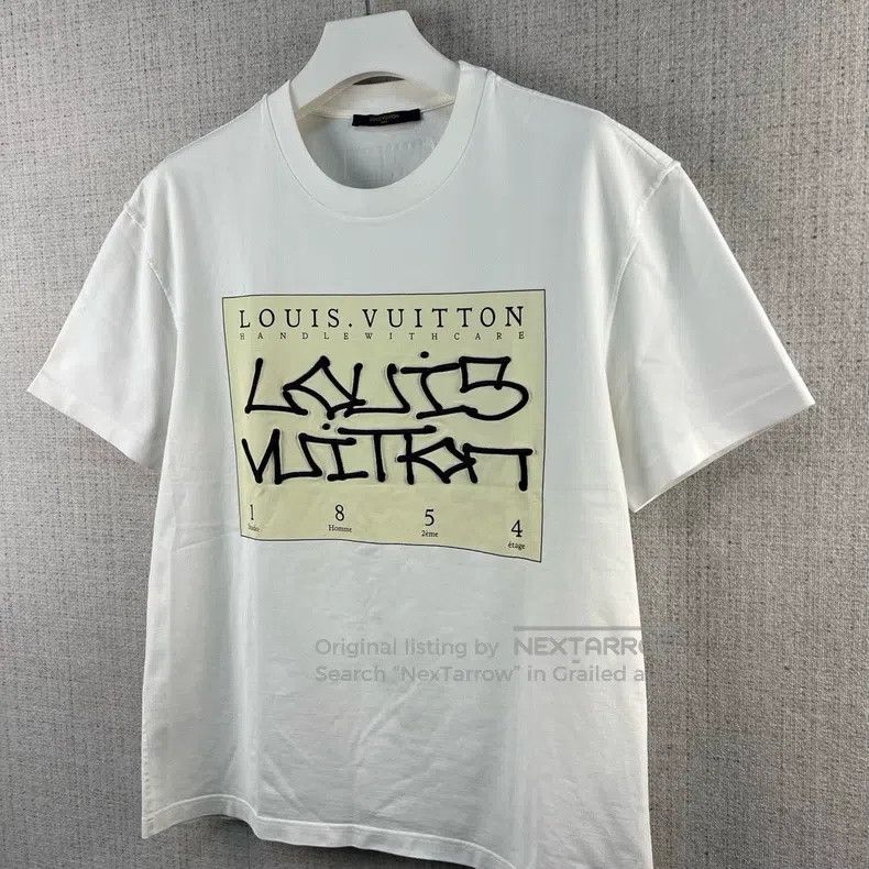 Louis Vuitton Louis Vuitton FW22 Solid Monogram Logo Printed Crew Neck S Size US XL / EU 56 / 4 - 2 Thumbnail