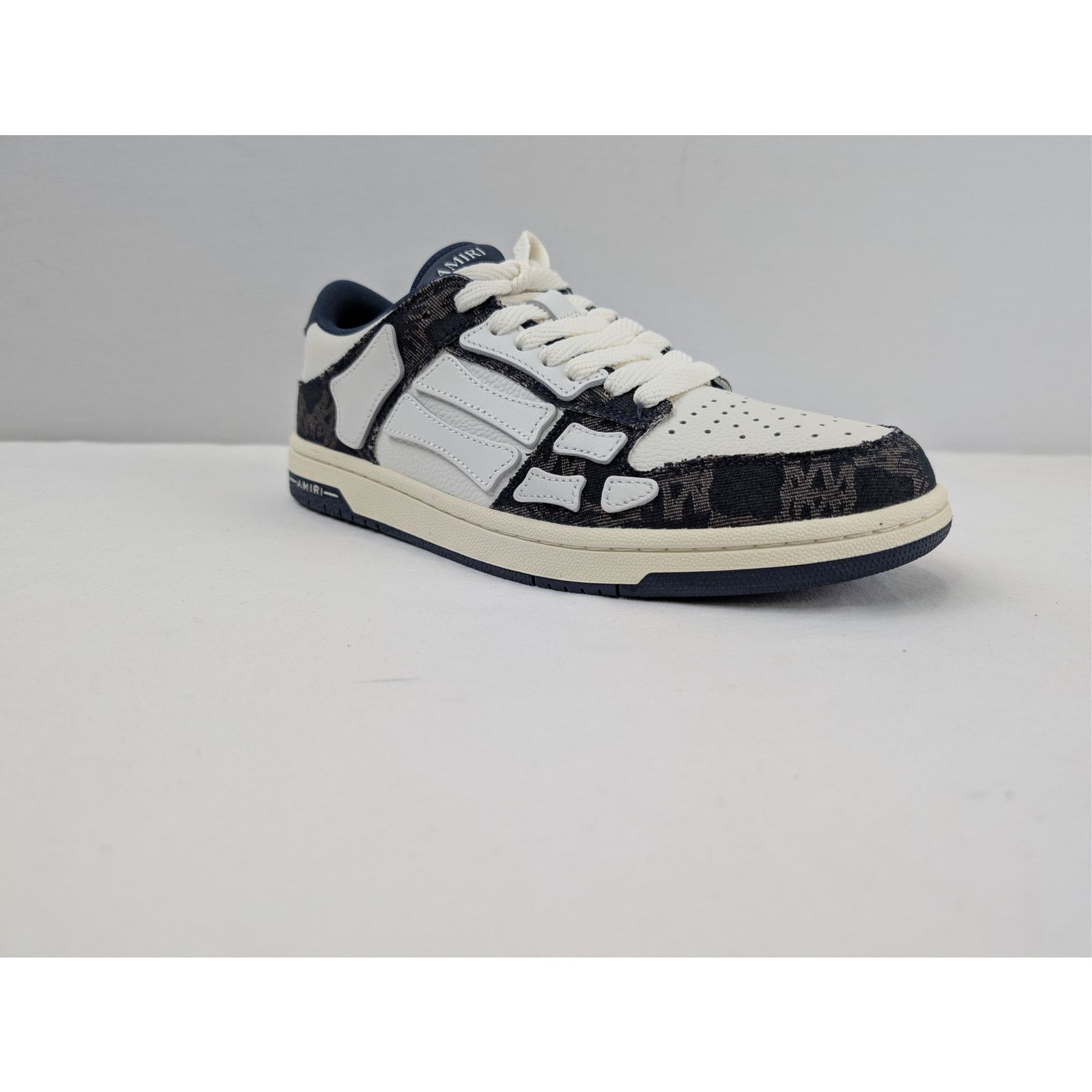 Amiri o1rshd1 MA Quad Skeleton Top Low Sneakers in Midnight Indigo Size US 10 / EU 43 - 2 Thumbnail