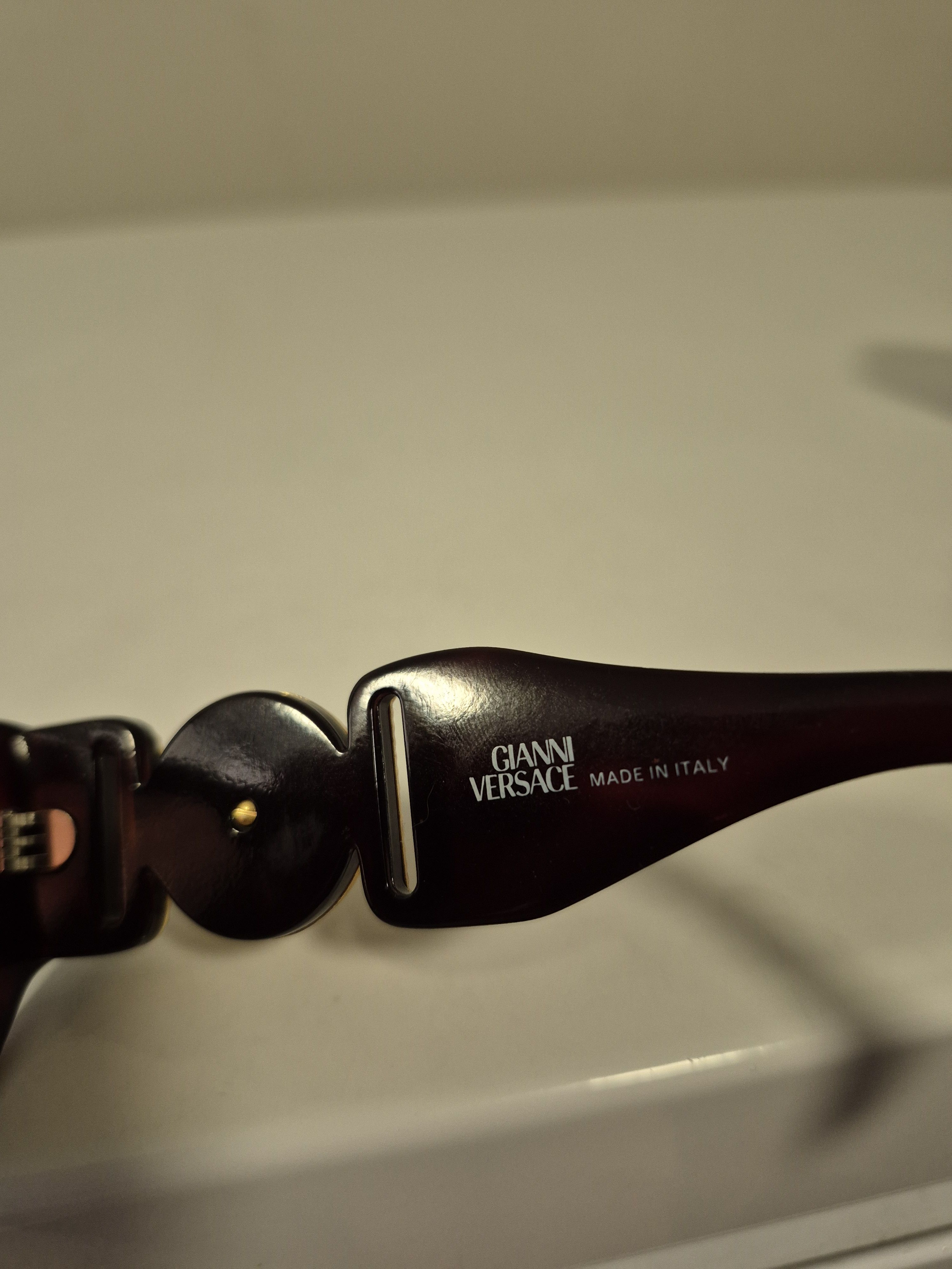 Versace Vintage Gianni Versace Sunglasses big logo medusa Size ONE SIZE - 7 Thumbnail