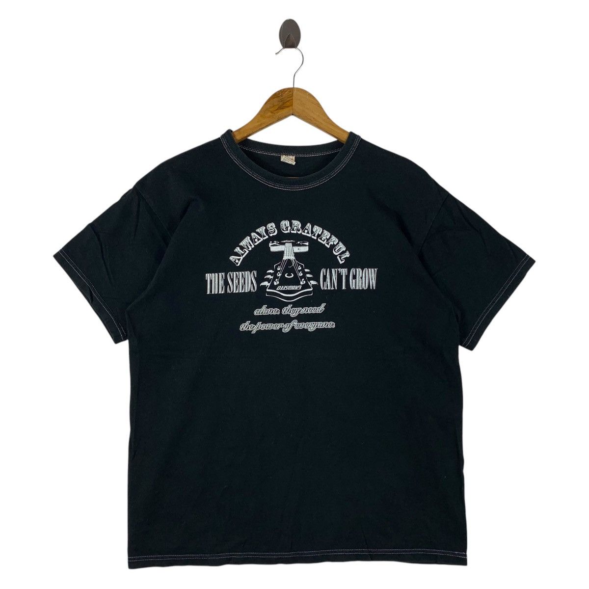 The Flat Head THE FLAT HEAD always grateful seed can’t grow spellout tee Size US M / EU 48-50 / 2 - 1 Thumbnail