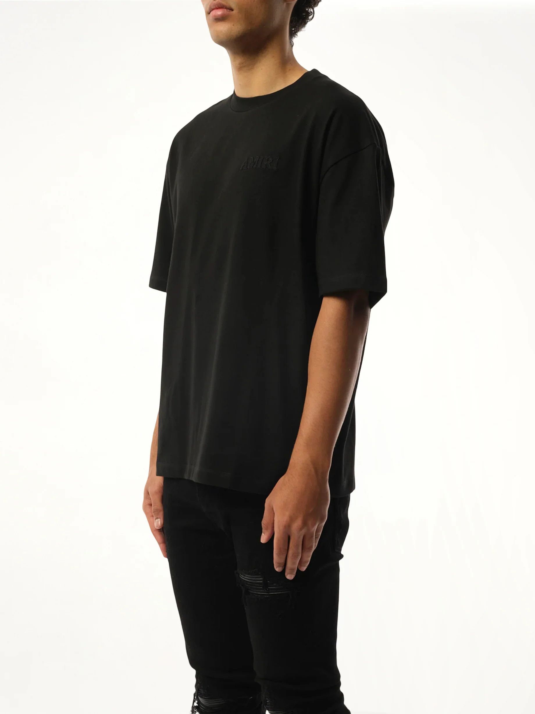 Amiri os11x0326 Oversized T-Shirt in Black Size US M / EU 48-50 / 2 - 5 Thumbnail