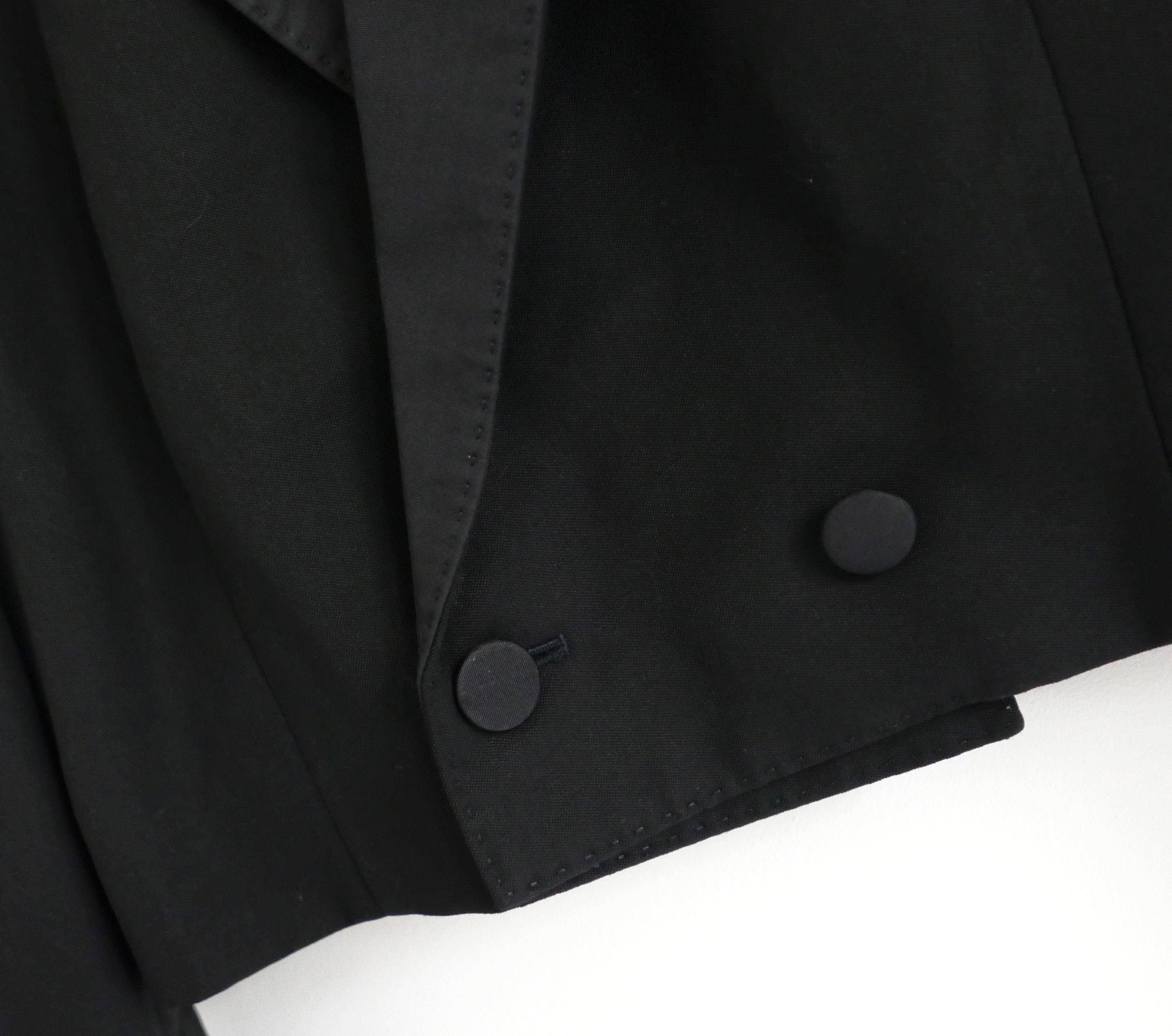 Polo Ralph Lauren Polo Ralph Lauren Satin Lapel Cropped Tuxedo Jacket Size M / US 6-8 / IT 42-44 - 4 Thumbnail