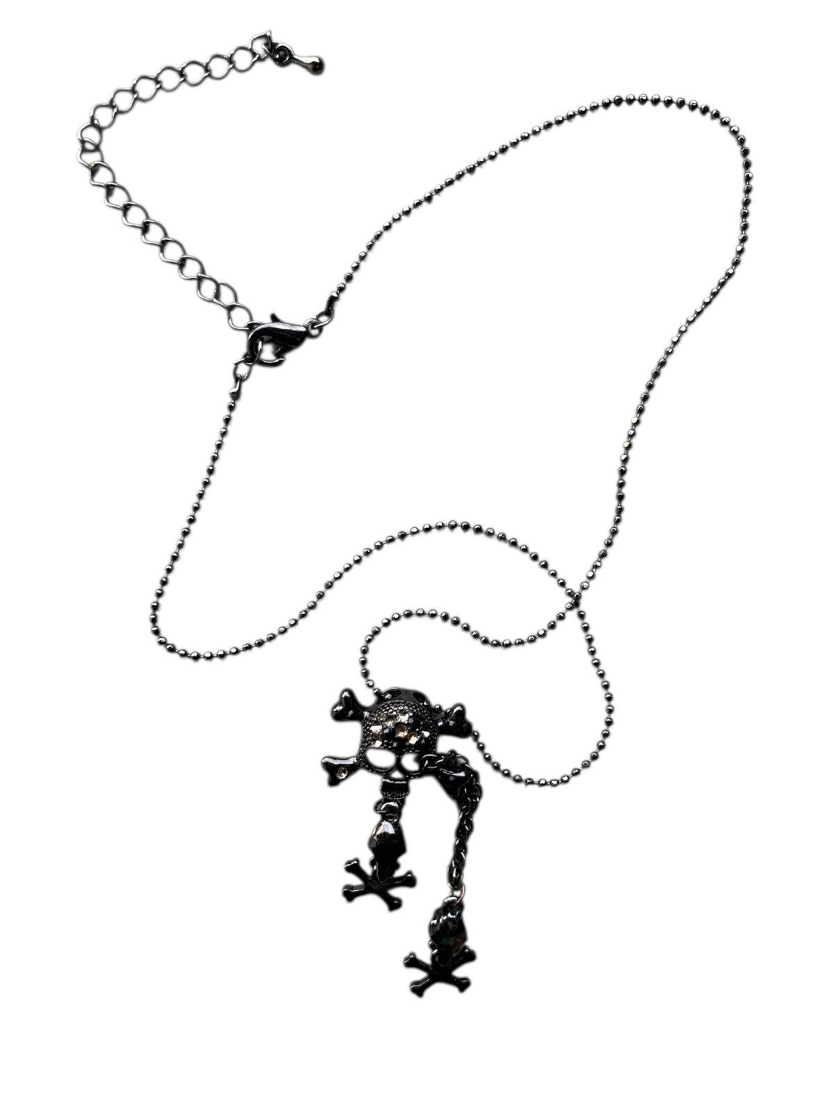 Japanese Brand Skull Chained Punk Bondage Necklace Size ONE SIZE - 7 Thumbnail