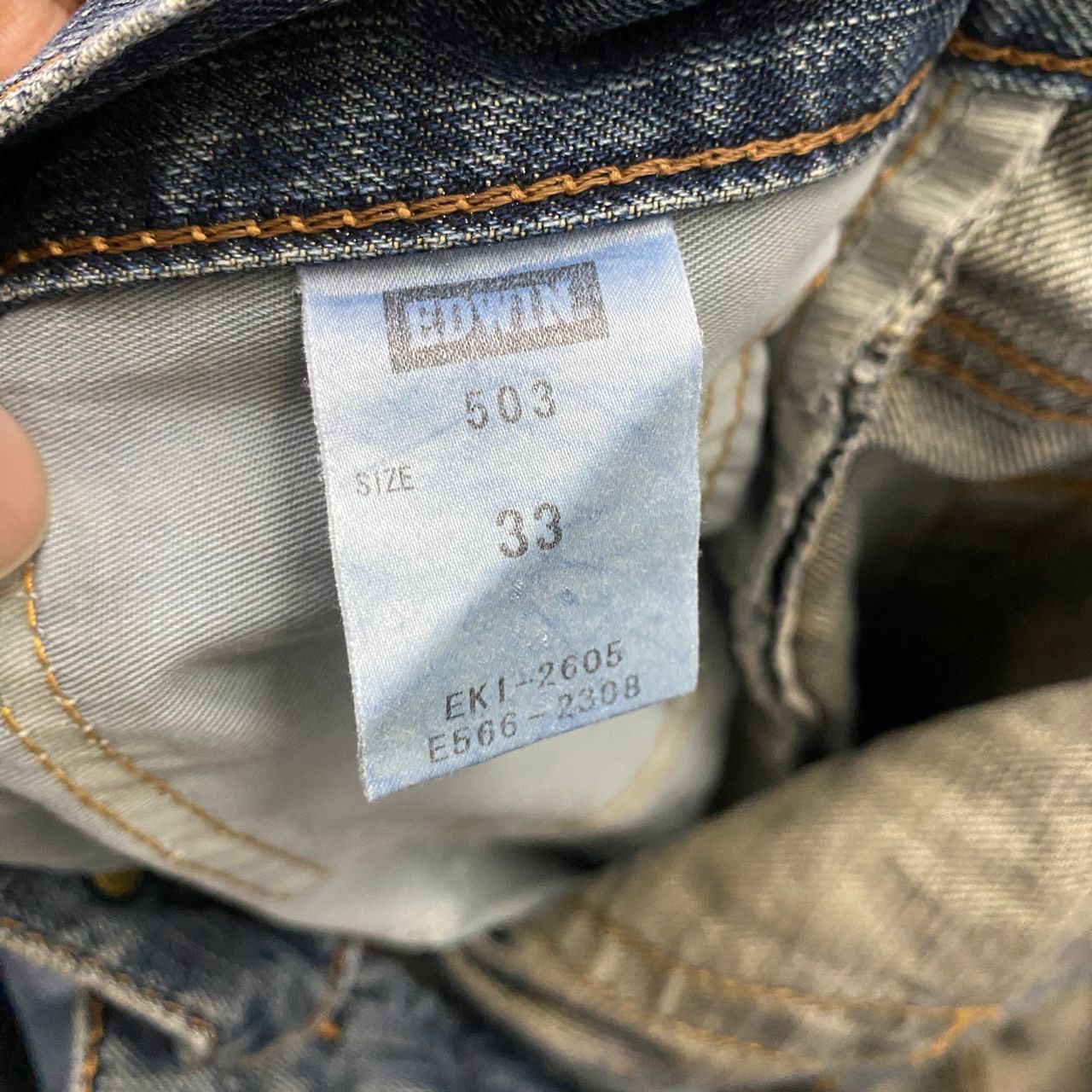 Edwin 💥Best Offer💥Vintage Edwin 503 Distressed Denim Size US 34 / EU 50 - 17 Thumbnail