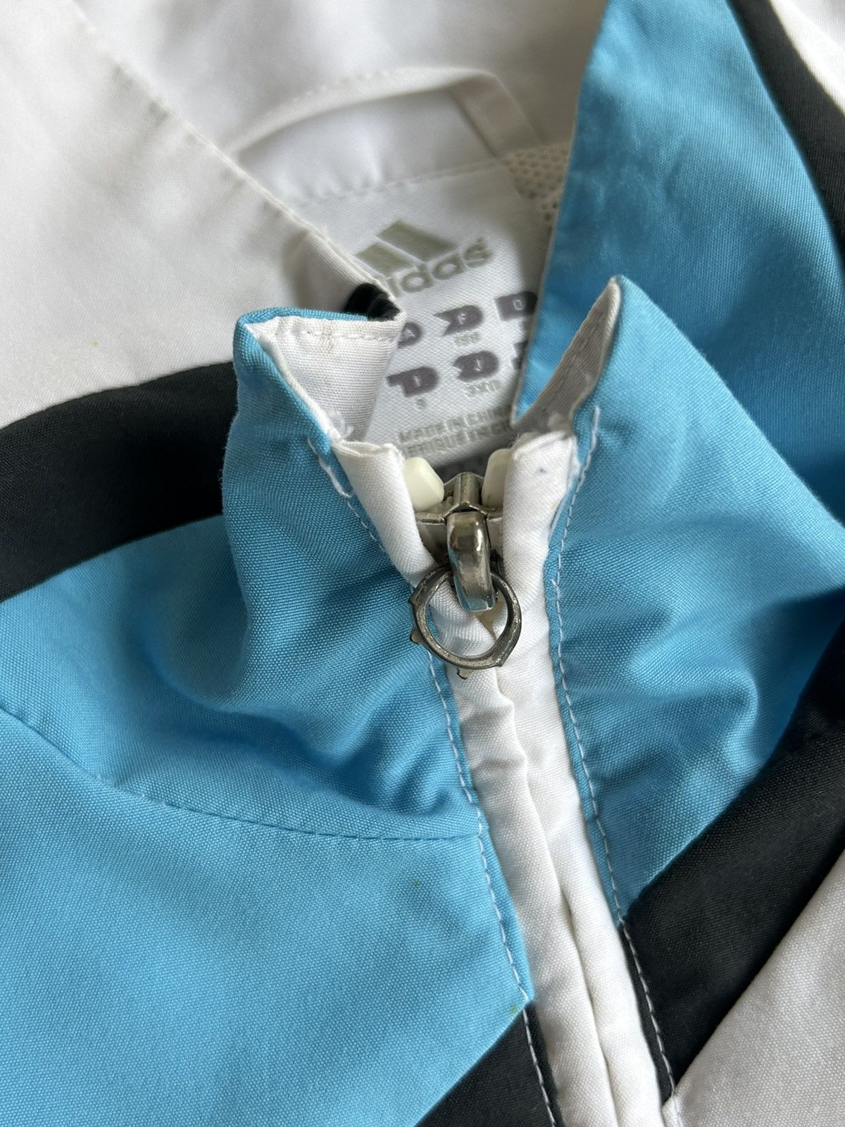 Adidas × Vintage 00's Adidas X Marseille 2009 Jacket 🩵🤍 Size US XL / EU 56 / 4 - 4 Thumbnail