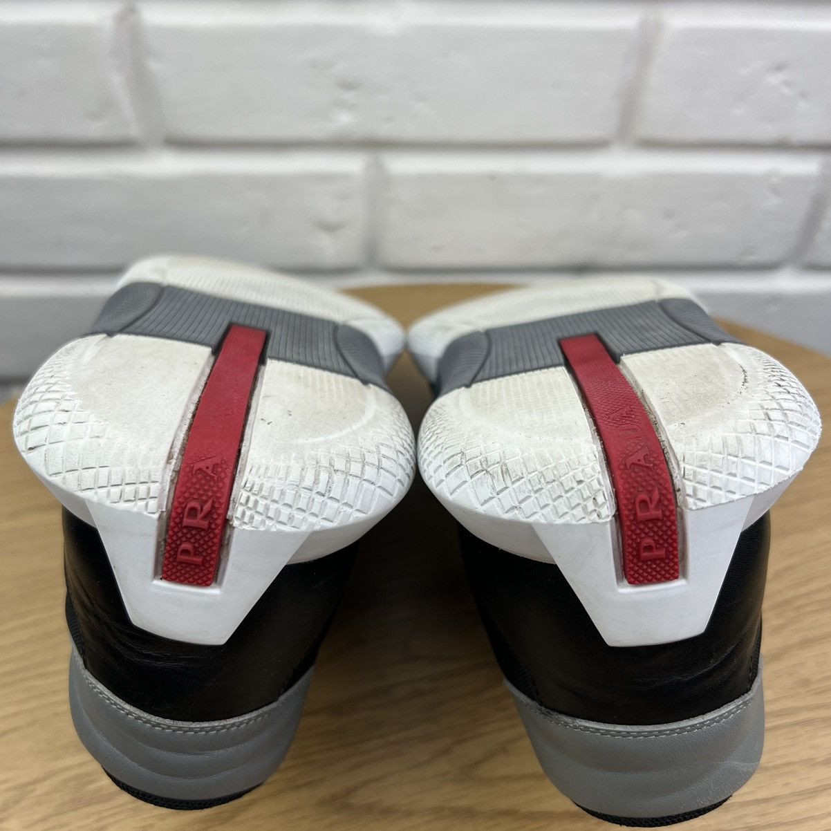 Prada PRADA Sneakers Nylon Shoes Tech Plum Side Logo Black Men’s Size US 11 / EU 44 - 11 Thumbnail