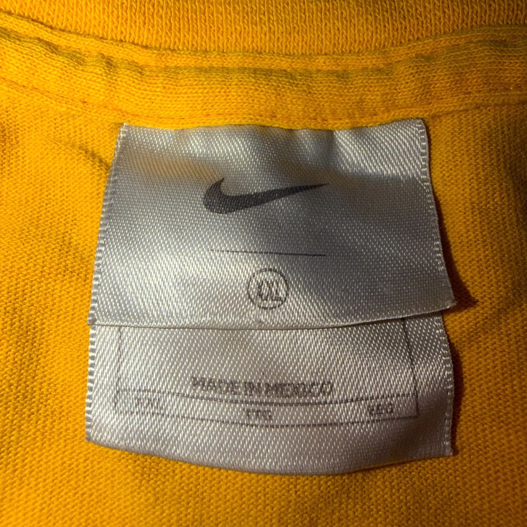 Nike VINTAGE Nike Tour De France 2000 Stamp T Shirt 2XL Yellow Short Sleeve Crew Neck Men Cotton Knit 2000s Size US XXL / EU 58 / 5 - 4 Thumbnail