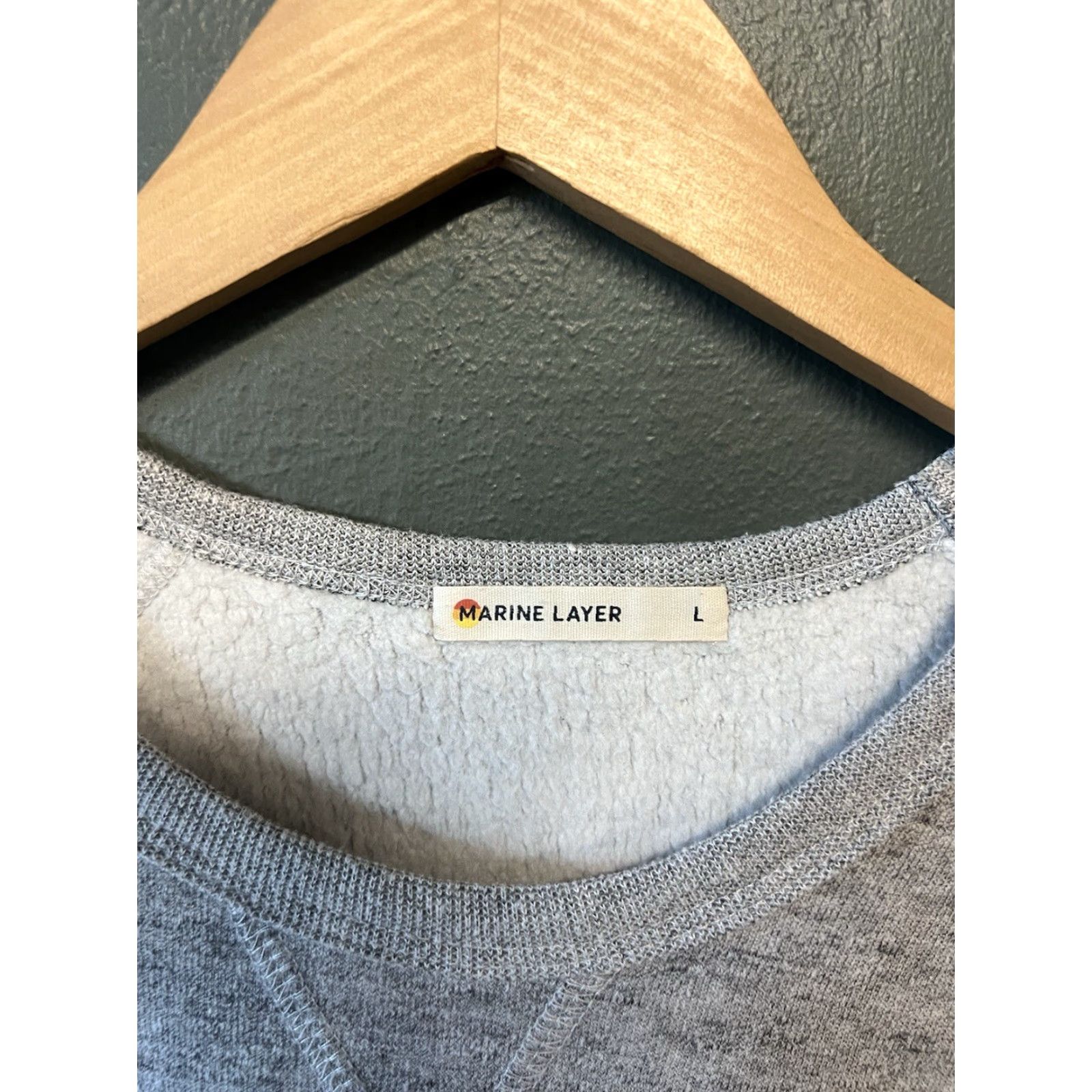 Marine Layer Marine Layer Sweatshirt Knit Gray Pullover Womens L Large Size Pullover Knit Gray Marine Layer Womens Sweatshirt L Size L / US 10 / IT 46 - 3 Thumbnail