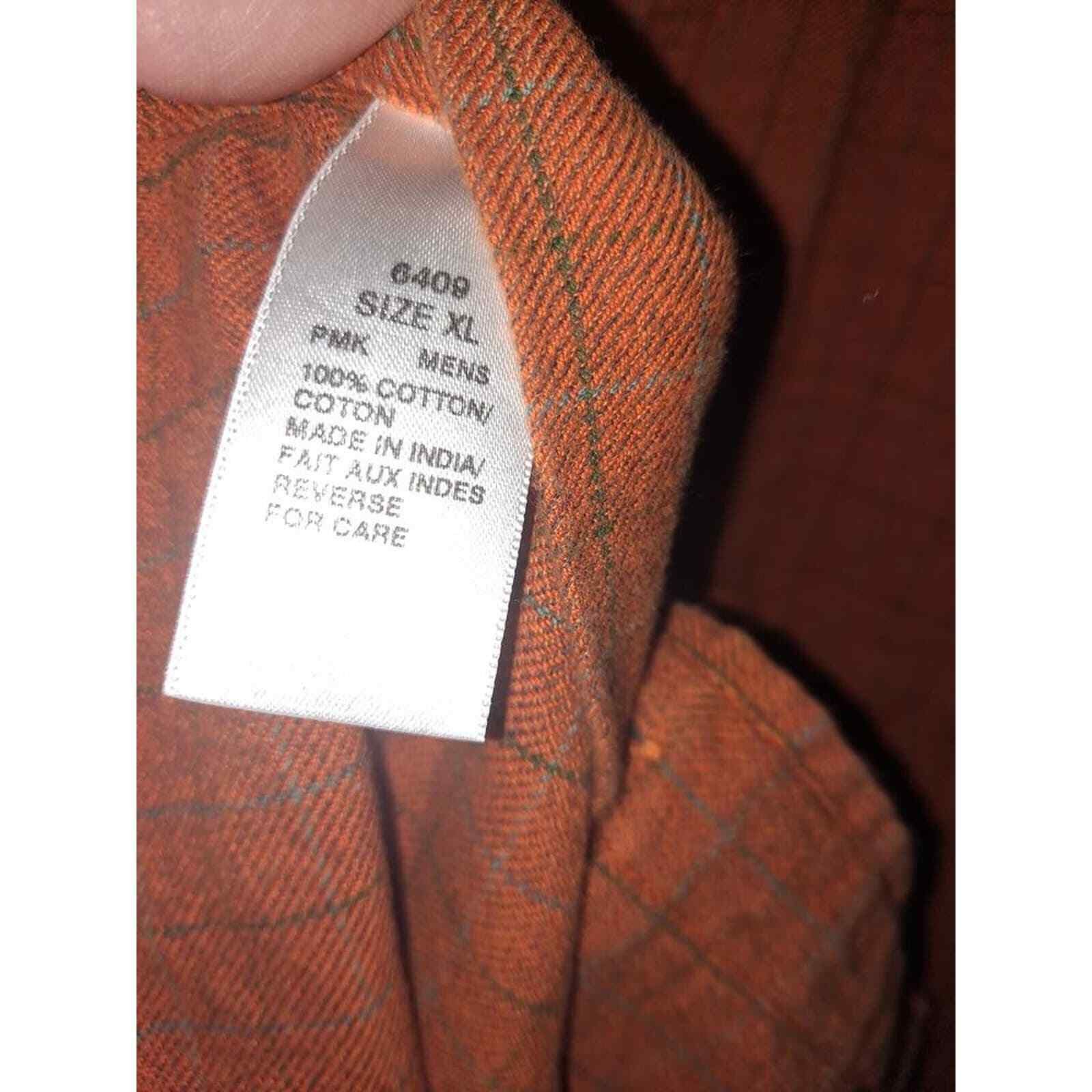Other Vintage Woolrich Orange Button Up Shirt 100% Cotton Size XL Size US XL / EU 56 / 4 - 5 Thumbnail