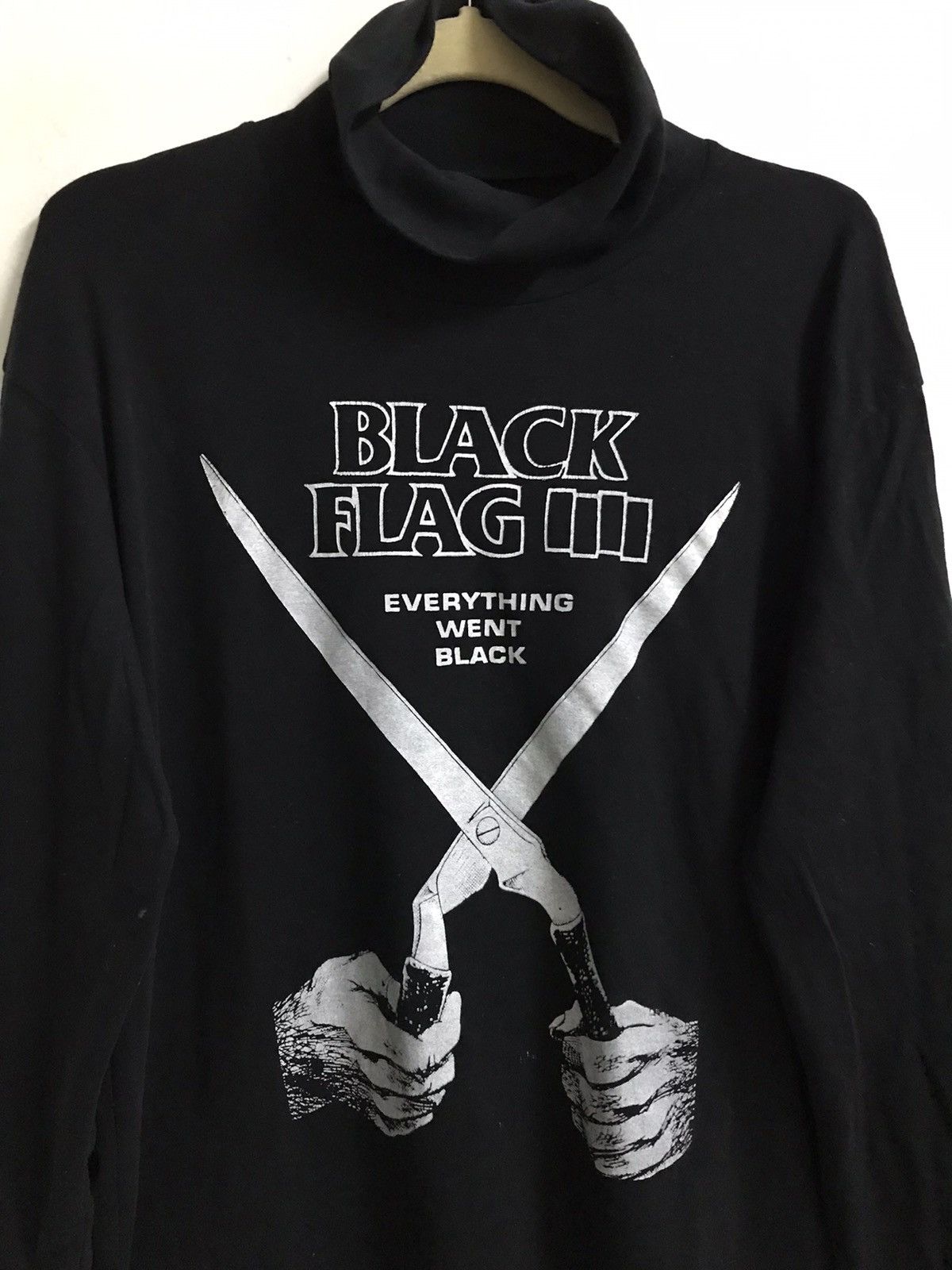 Uniqlo Rare Vintage Black Flag Everything Went Black | Grailed