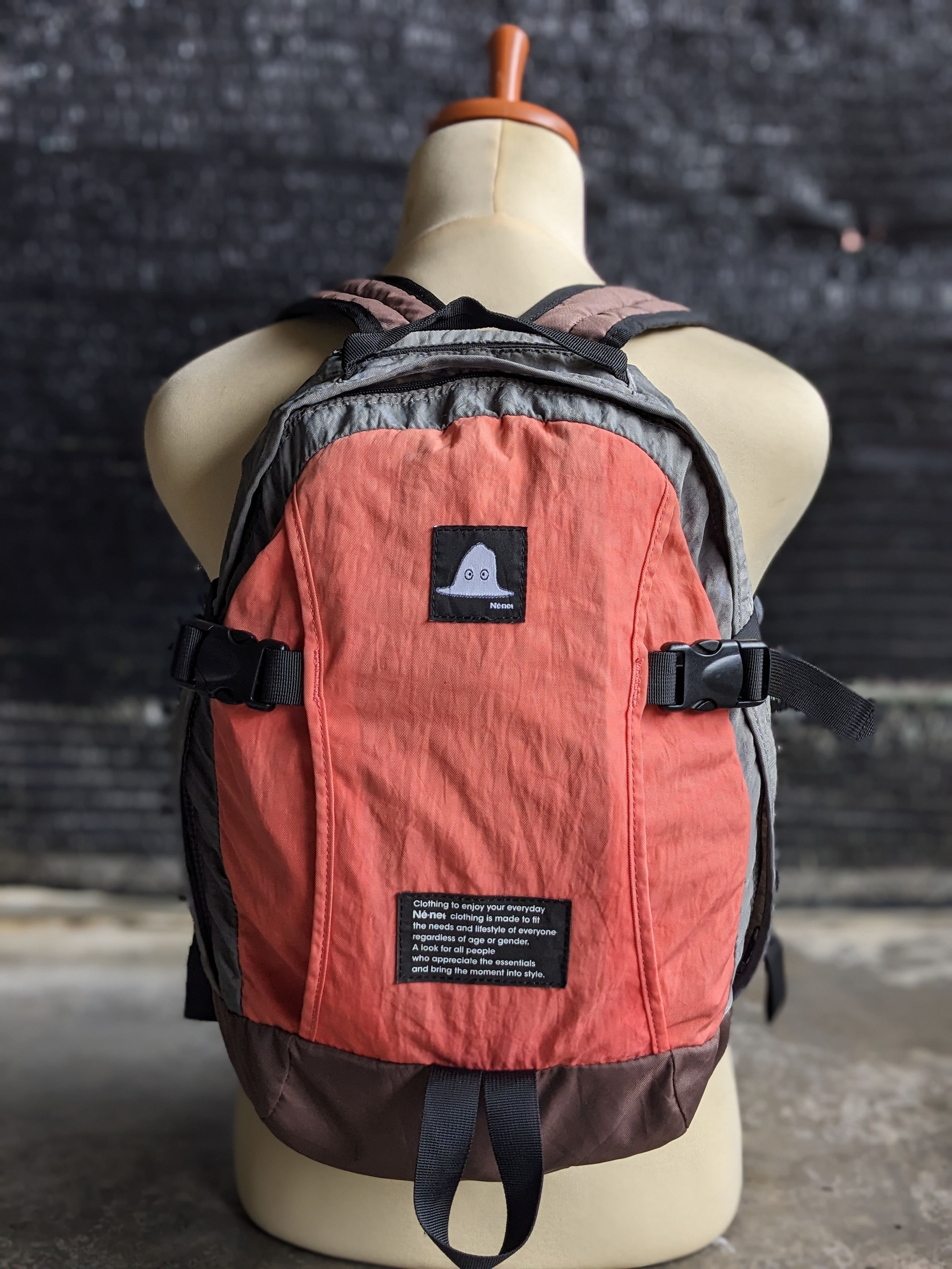 Issey Miyake × Japanese Brand × Ne-Net Ne-Net Bear Backpack (Red
