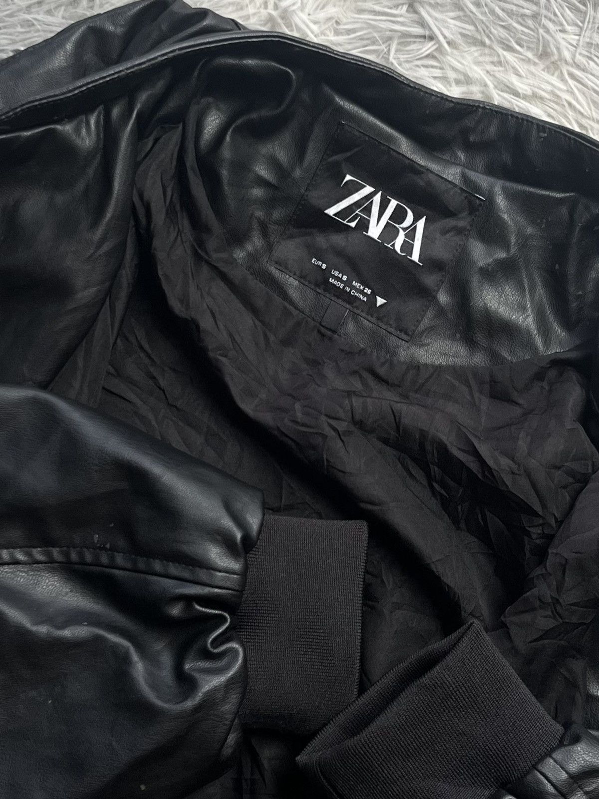 Zara Zara Leather Jacket Size US S / EU 44-46 / 1 - 5 Thumbnail