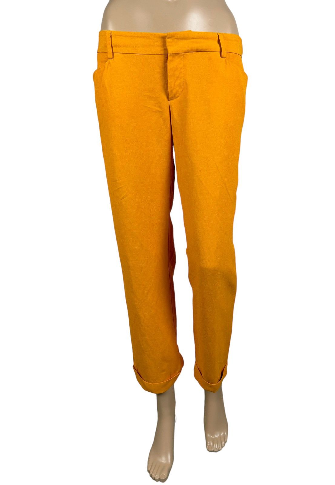 Dsquared2 Dsquared2 Linen-Viscose Boyfriend Pants size IT 44 Size 30" / US 8 / IT 44 - 2 Thumbnail
