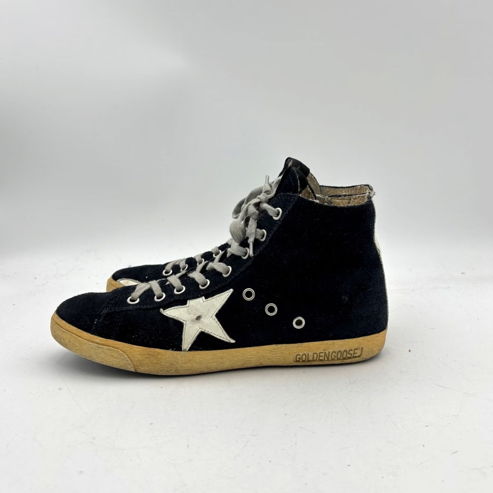 Golden Goose Golden Goose Francy Hi Top Skate Suede Sneakers Shoes Women's 40 US 10 Size L / US 10 / IT 46 - 5 Thumbnail