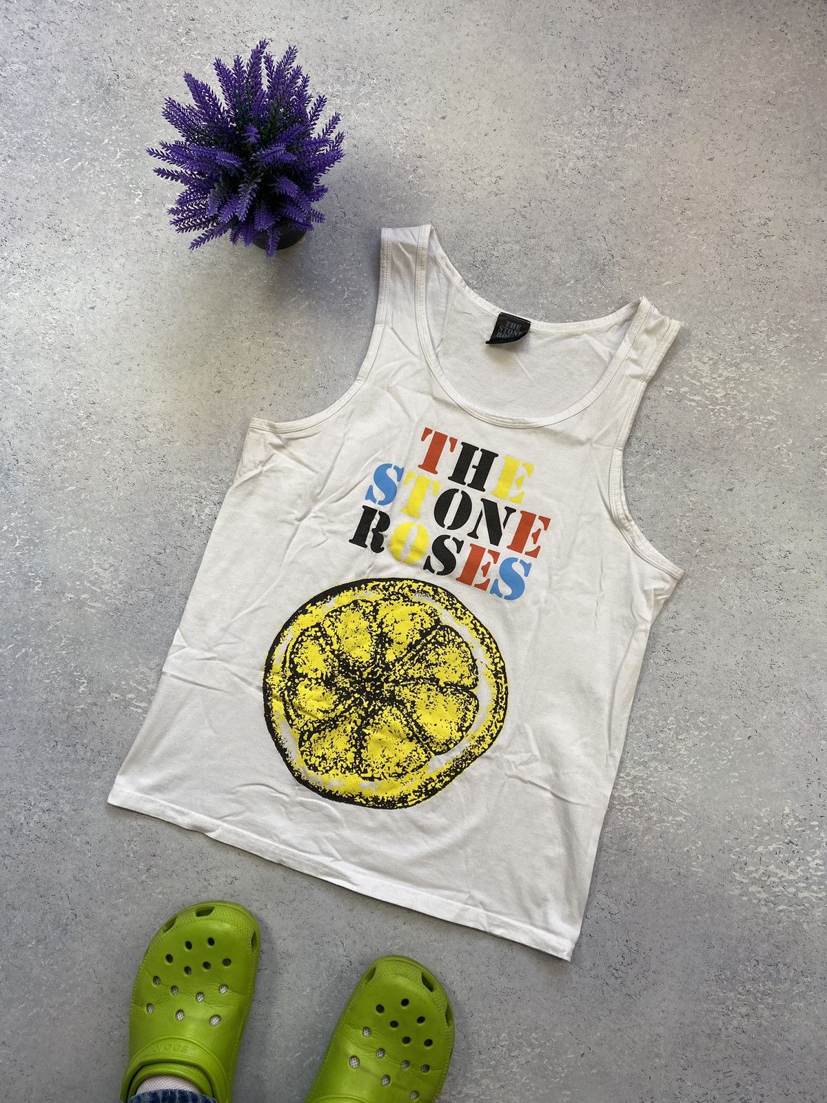 Band Tees The Stone Roses Men’s White Sleeveless Size medium Size US M / EU 48-50 / 2 - 1 Thumbnail