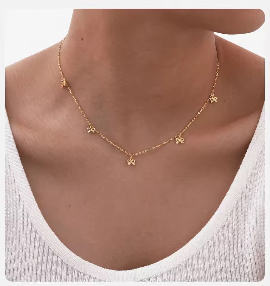 Other Dainty Bow Accessories Necklace Size ONE SIZE - 3 Thumbnail