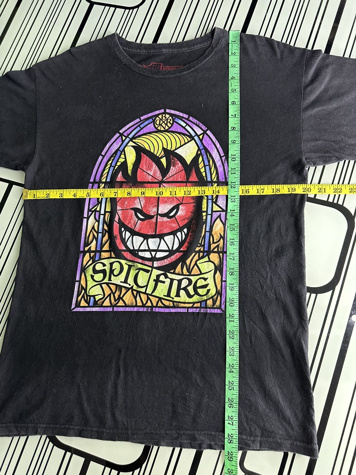 Vintage Vintage Spit Fire Skate Shirt Tee Size US M / EU 48-50 / 2 - 9 Thumbnail