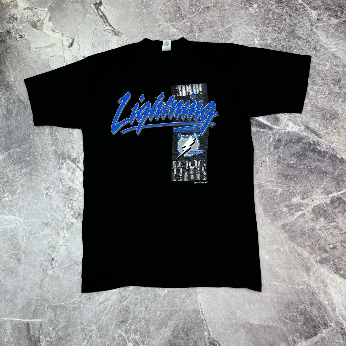 NHL × Vintage Vintage Tampa Bay Lightning T shirt NHL National Hockey Size US XL / EU 56 / 4 - 10 Thumbnail