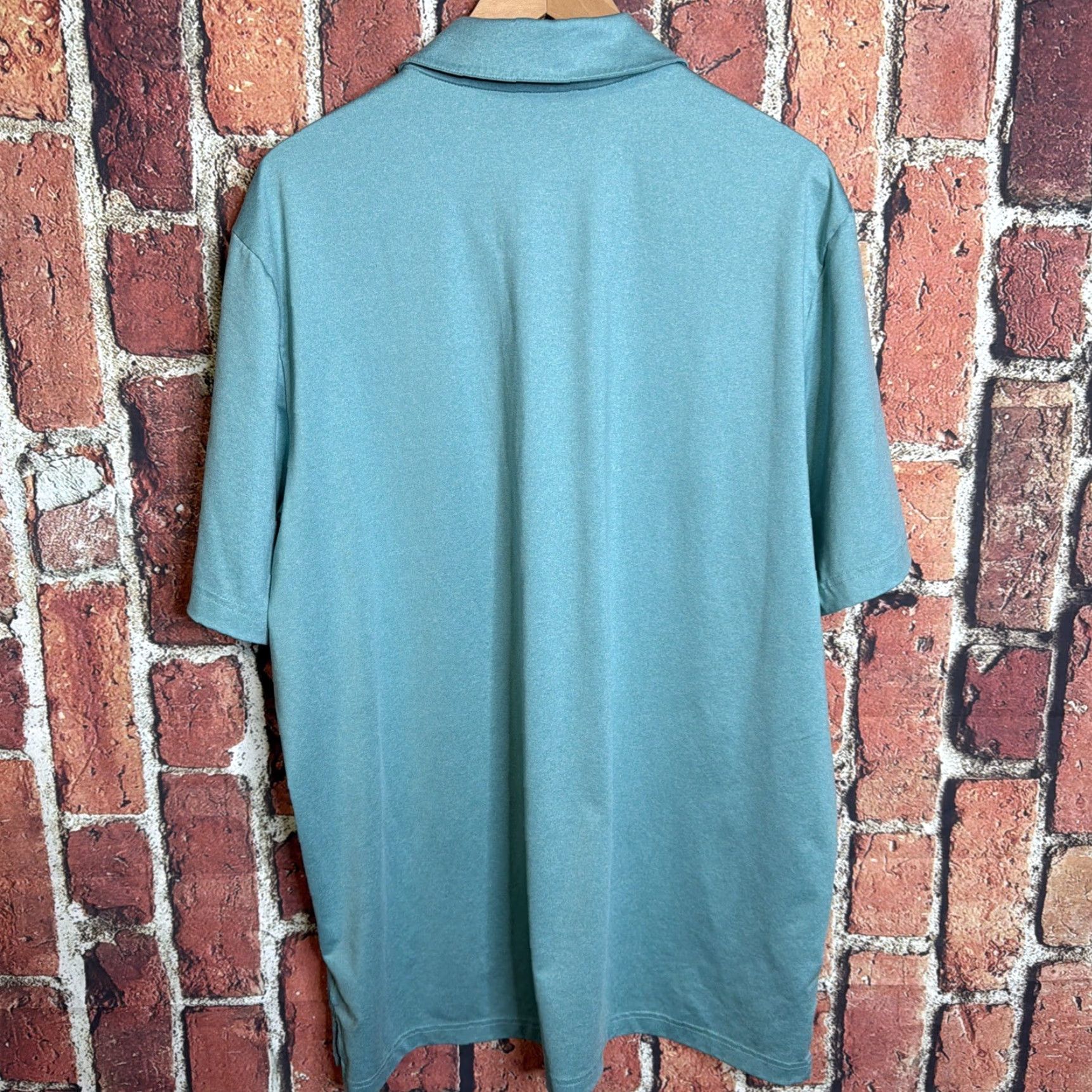 Adidas Adidas Polo Shirt Golf Foundation XL Green Men Polo Short Sleeve Collared - (Note: ensure no extra punctuation) Size US XL / EU 56 / 4 - 3 Thumbnail