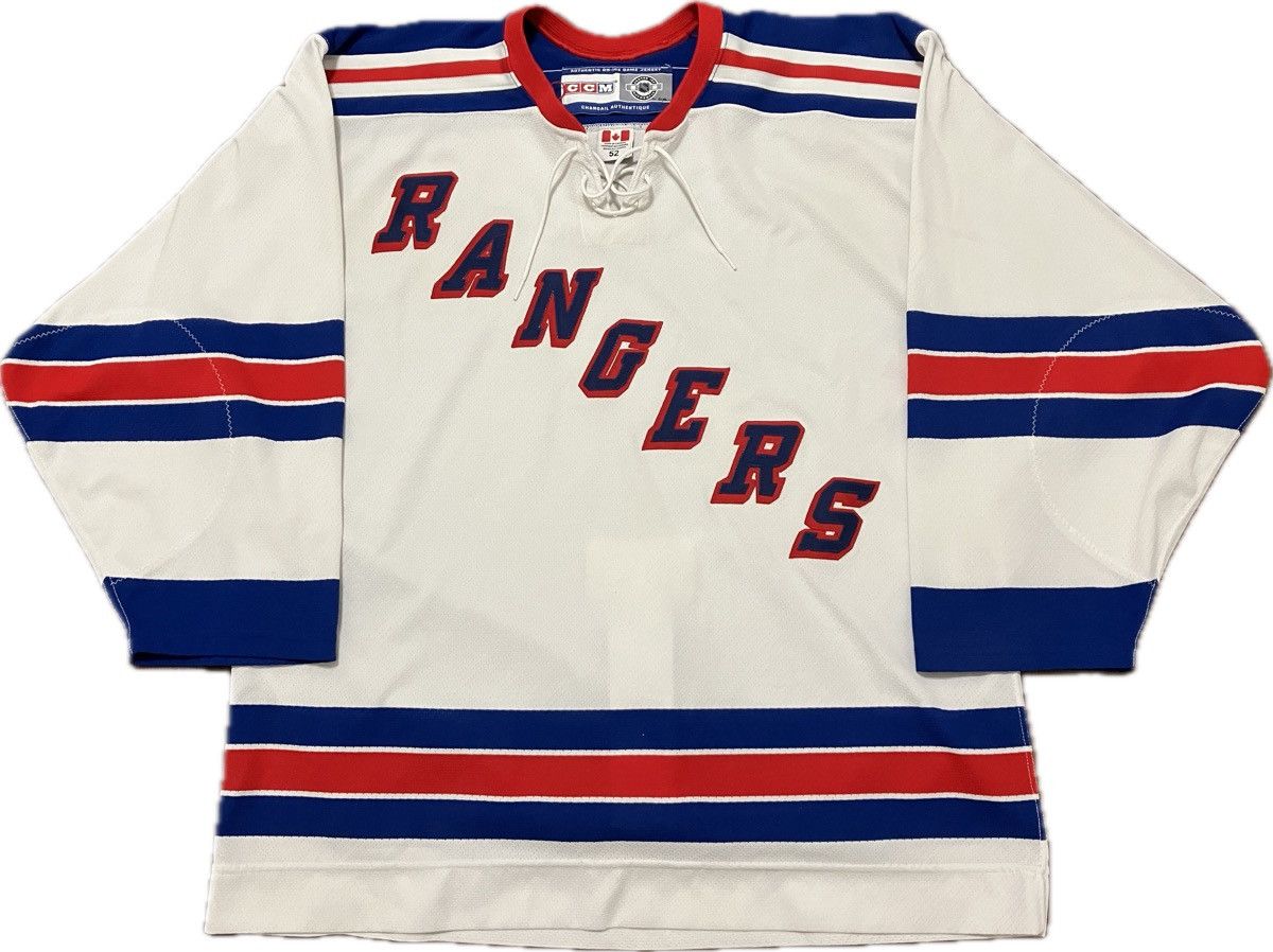 image of New York Rangers Ccm Authentic Nhl Hockey Jersey Size 52, Men's