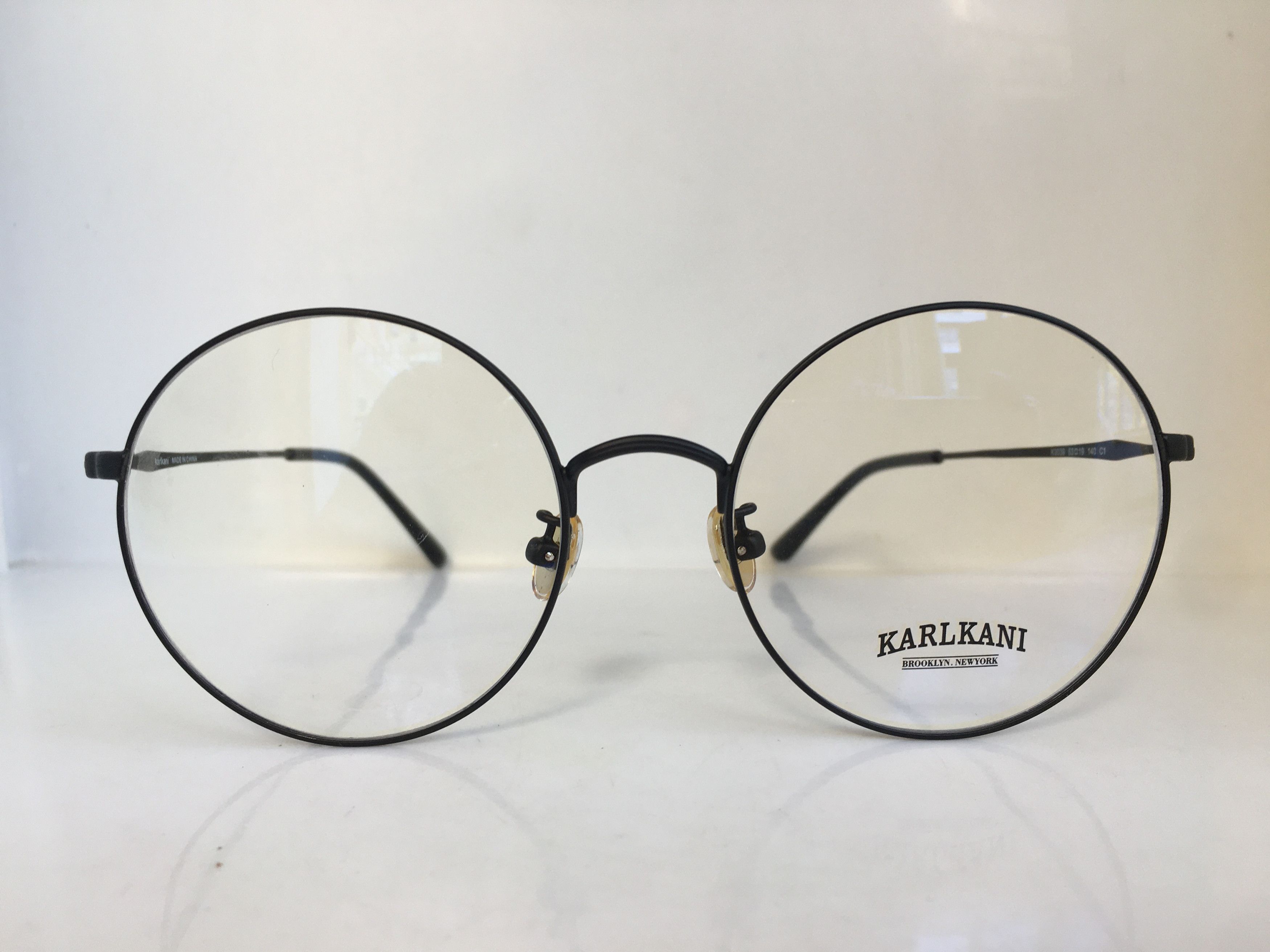 Other KARLKANI Black Round Eyeglasses Frame GATSBY ARISTOCRAT Size ONE SIZE - 1 Thumbnail