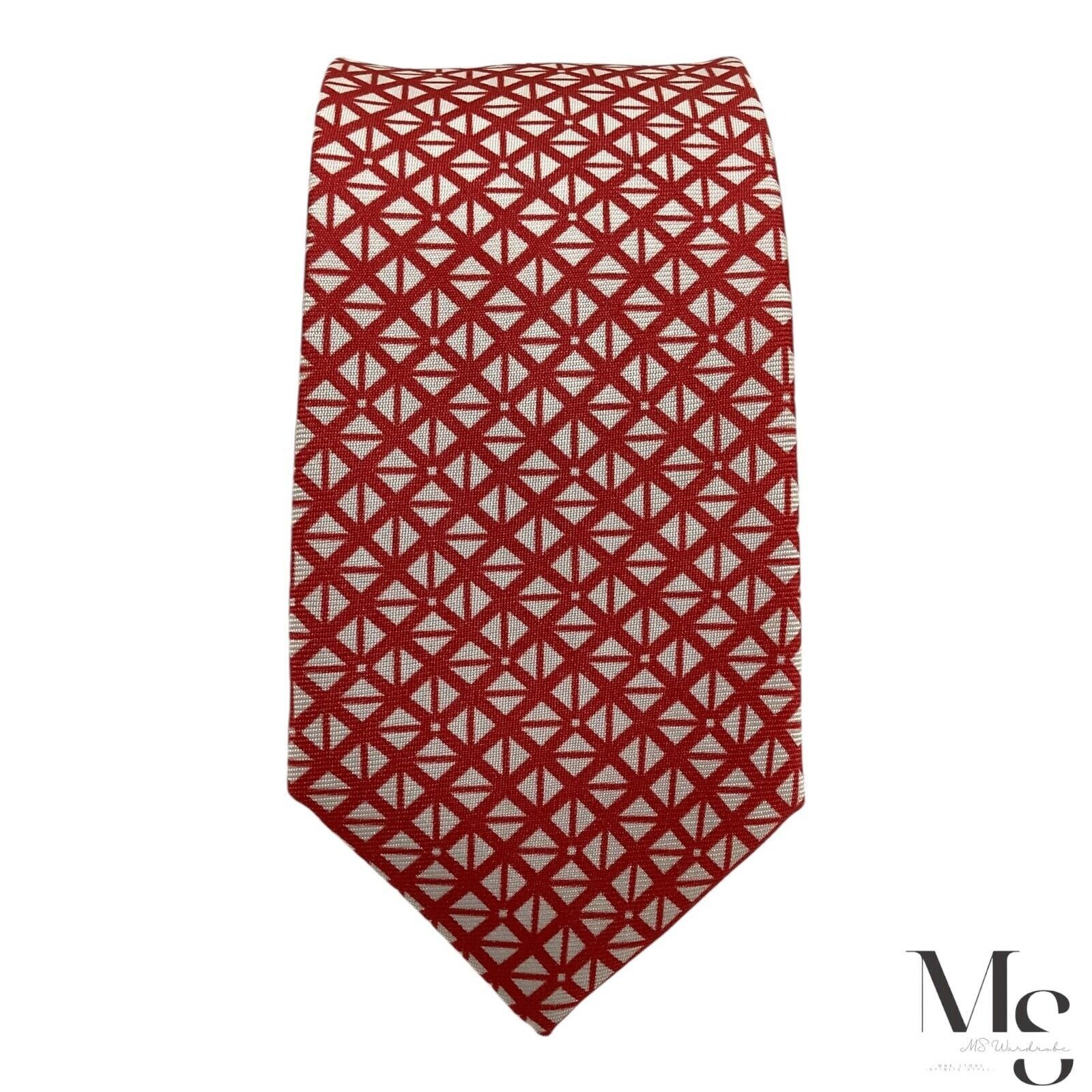 Other PAUL Red Geometric Luxury Silk Tie W:2.5" EX COND Size ONE SIZE - 3 Thumbnail