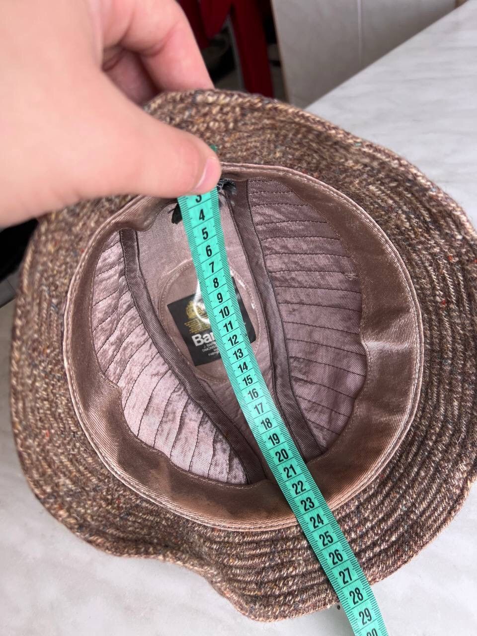 Barbour × Vintage Vintage 90s Barbour Bucket Cap Hat Wool Streetwear Hype Size ONE SIZE - 14 Thumbnail