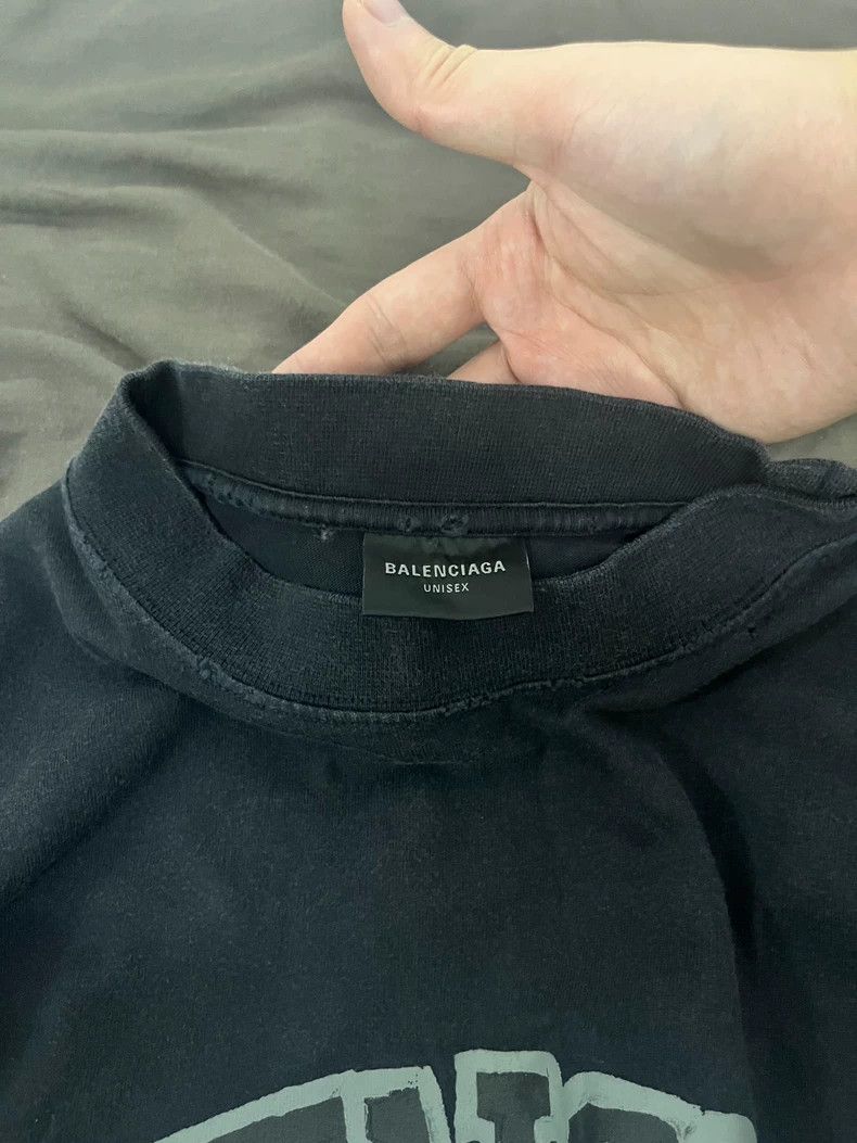 Balenciaga Balenciaga Black destroy design wheat ear scissor short sl Size US XS / EU 42 / 0 - 2 Thumbnail