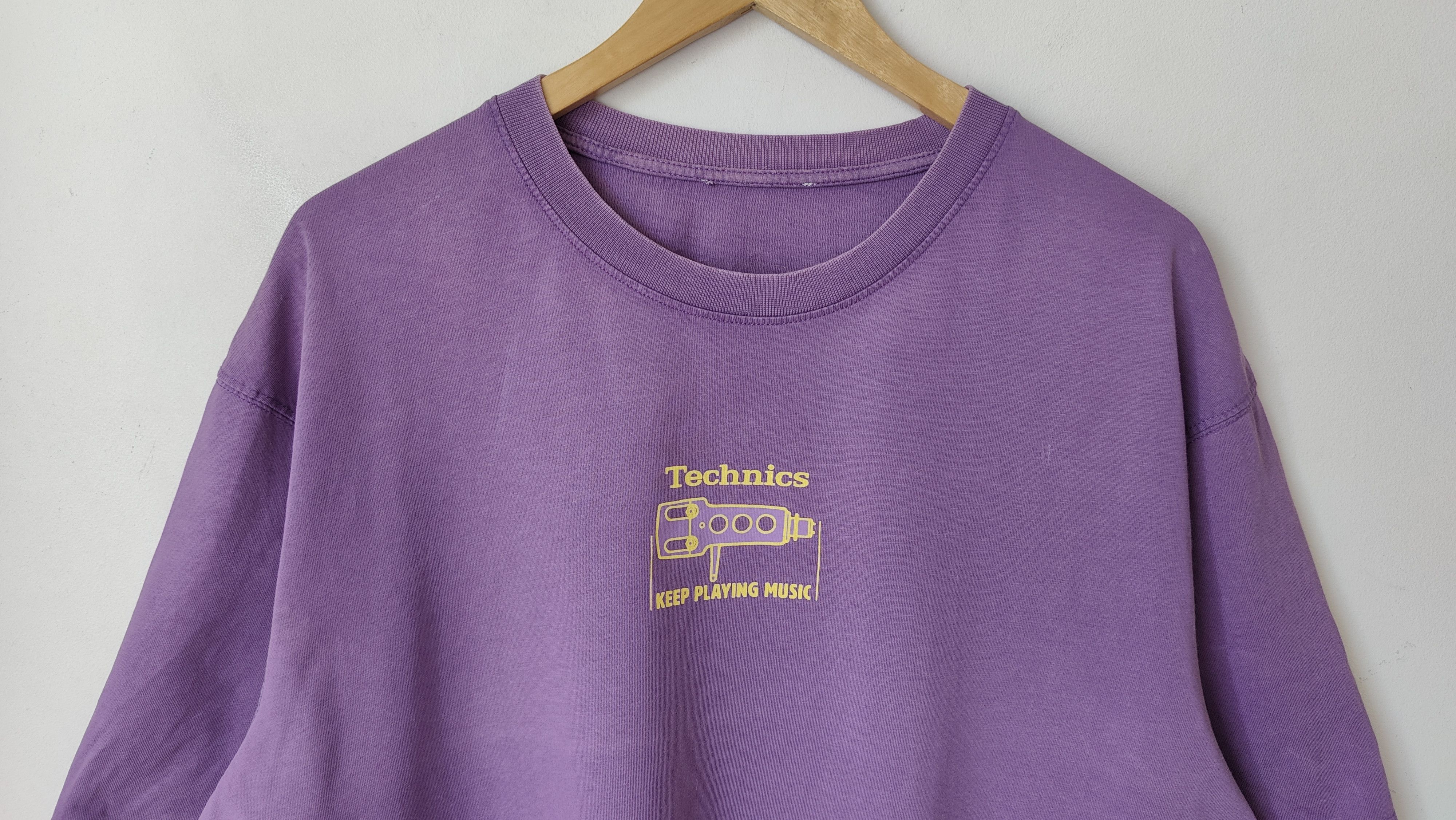 Other Vintage Technics Keep Playing Music 90s Y2K Tshirt Size US XL / EU 56 / 4 - 3 Thumbnail