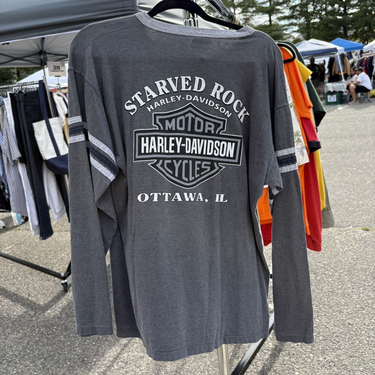 Harley Davidson 2002 Harley-Davidson long sleeve T-shirt Size US L / EU 52-54 / 3 - 5 Thumbnail