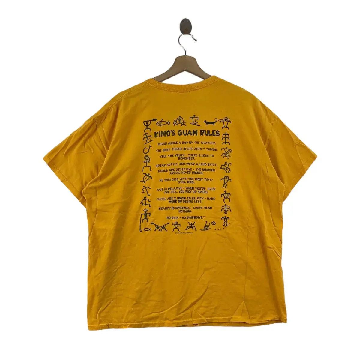 Gildan Vintage 1991 NITE OWL KIMO’S Guam Rules Tee Shirt Summer Size XL / US 12-14 / IT 48-50 - 1 Thumbnail