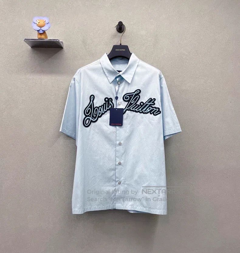 Louis Vuitton Louis Vuitton Monogrammed embroidered single-breasted shir Size US XL / EU 56 / 4 - 1 Thumbnail