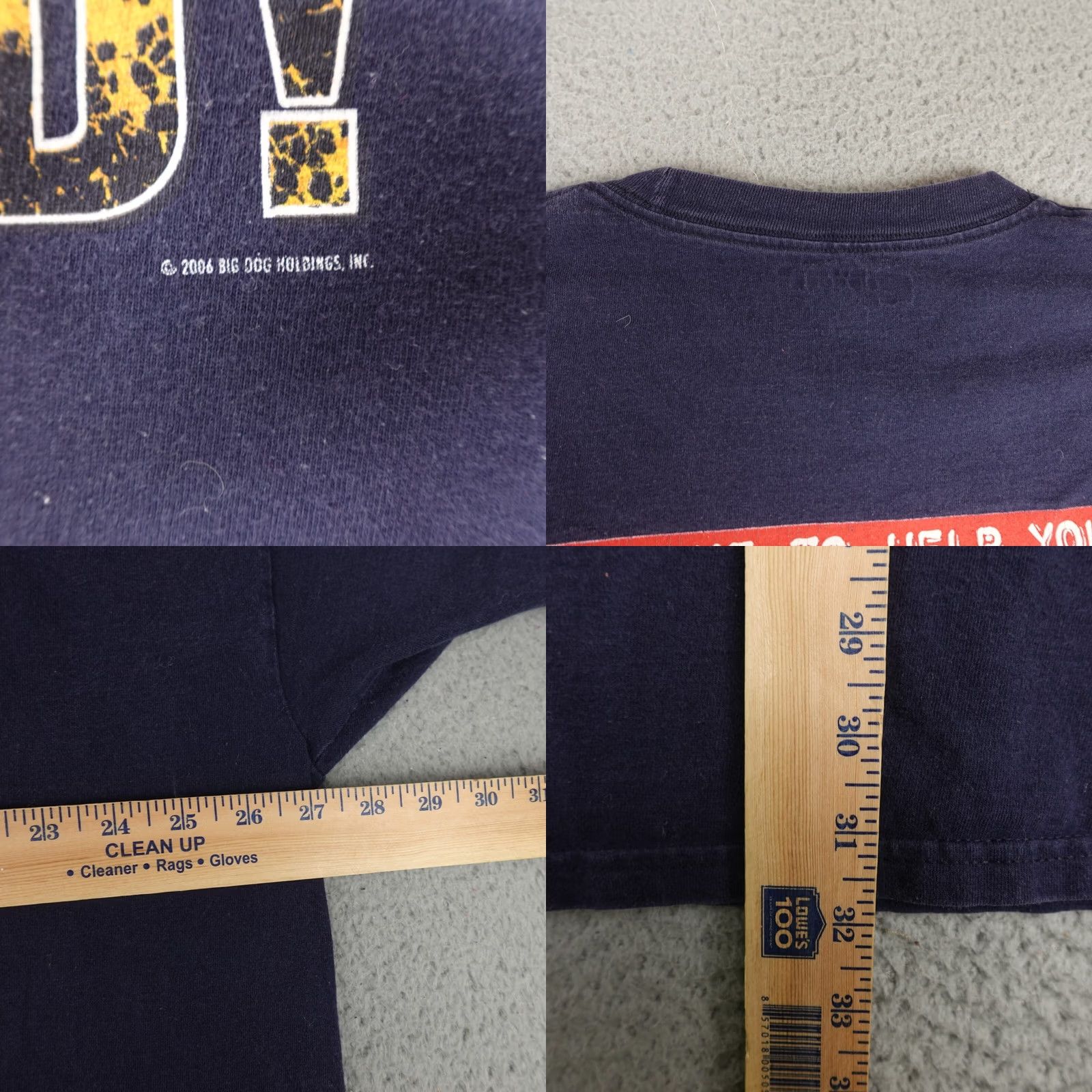 Big Dogs VINTAGE Big Dogs Shirt Mens 3X Blue Short Sleeve 2006 Can't Fix Stupid Graphic Size US XXL / EU 58 / 5 - 9 Thumbnail