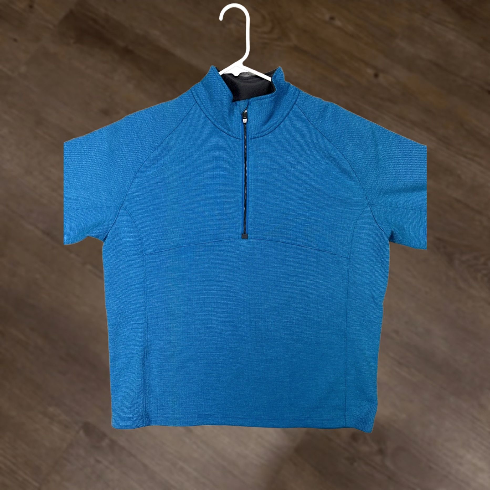 Spyder Spyder Sweatshirt Pullover Adult Large Blue Fleece Lined Mock Neck Raglan 1/4 Zip Logo Embroidered Mens Size US L / EU 52-54 / 3 - 1 Thumbnail
