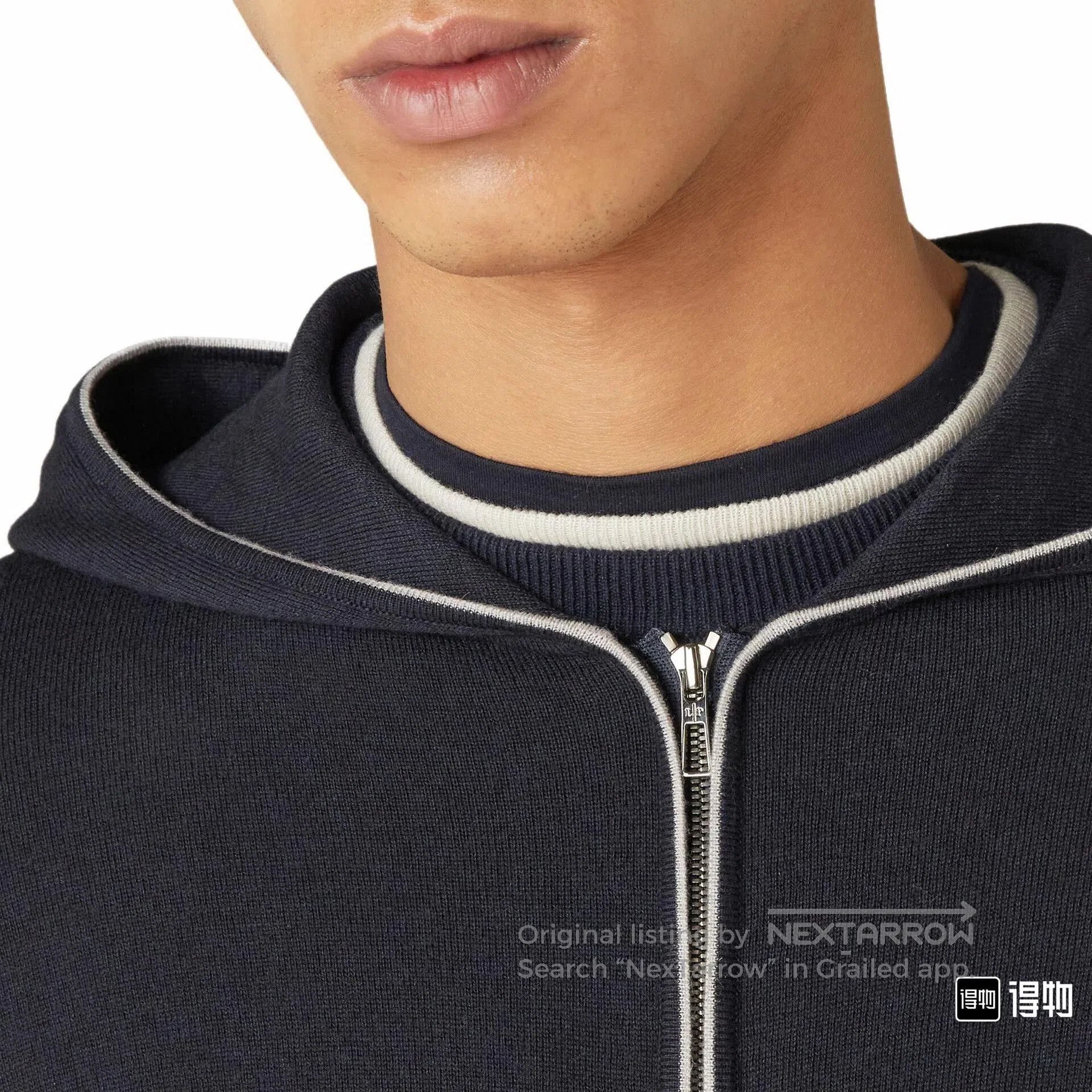 Loro Piana LORO PIANA Solid Hooded Zip Jacket. Size US S / EU 44-46 / 1 - 1 Thumbnail