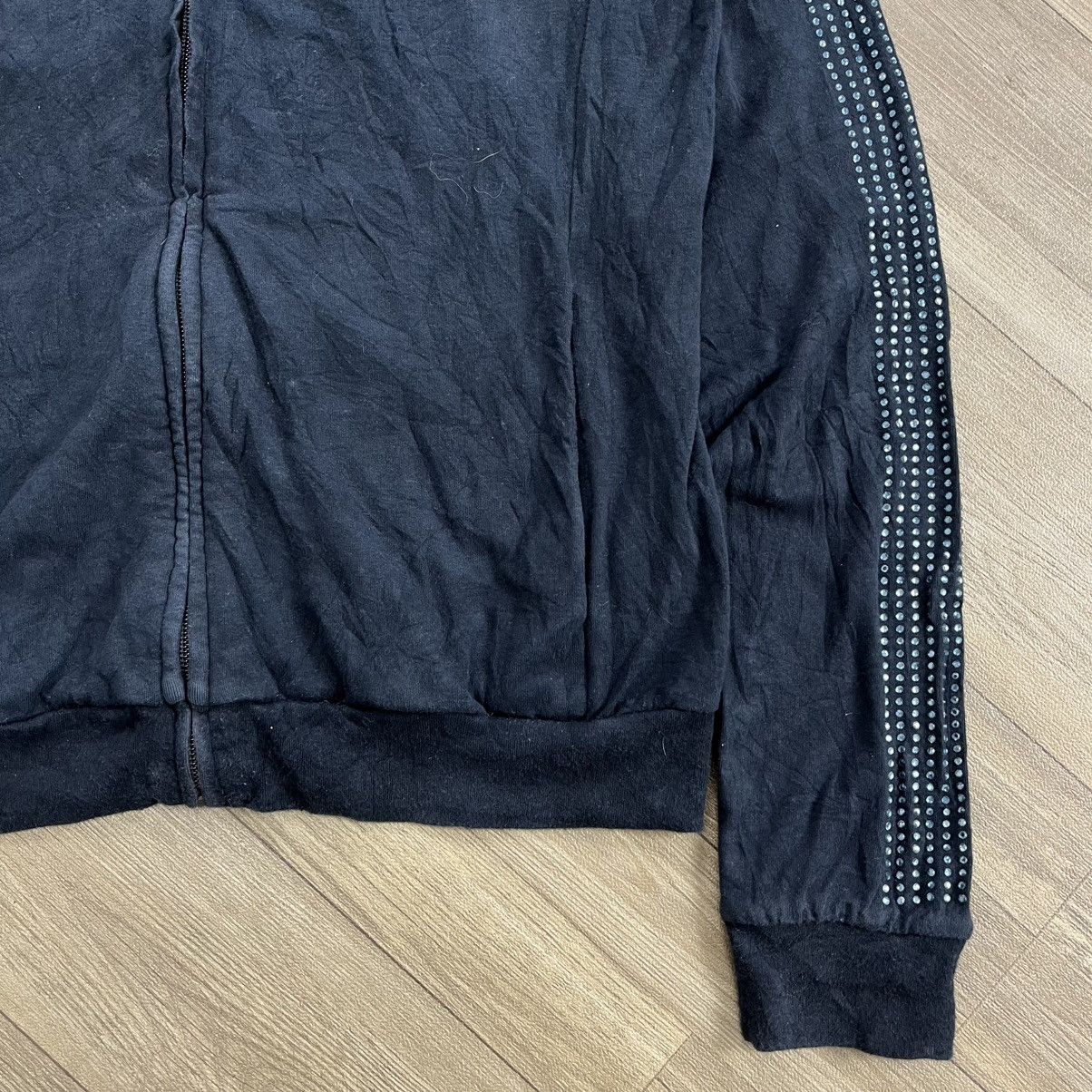 Emporio Armani 2000s Emporio Armani Luxury Glitter Style Zip Fur Hoodie Size US S / EU 44-46 / 1 - 10 Thumbnail