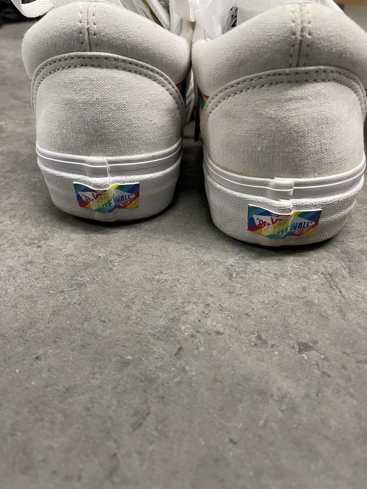 Vans Vans Old Skool True White/Rainbow Size US 8.5 / IT 38.5 - 7 Thumbnail