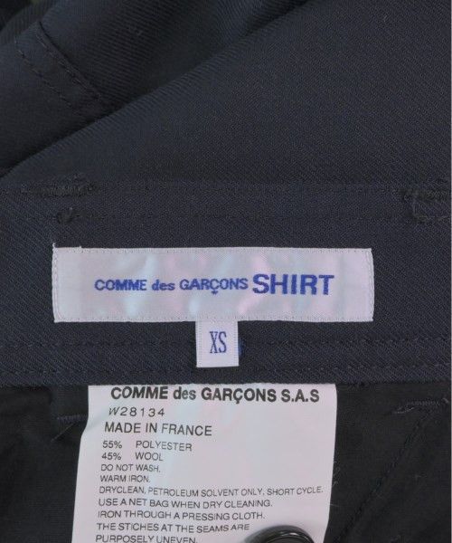 Comme des Garcons SHIRT Cropped Pants Tuck Polyester Plain Navy Size US 34 / EU 50 - 3 Thumbnail