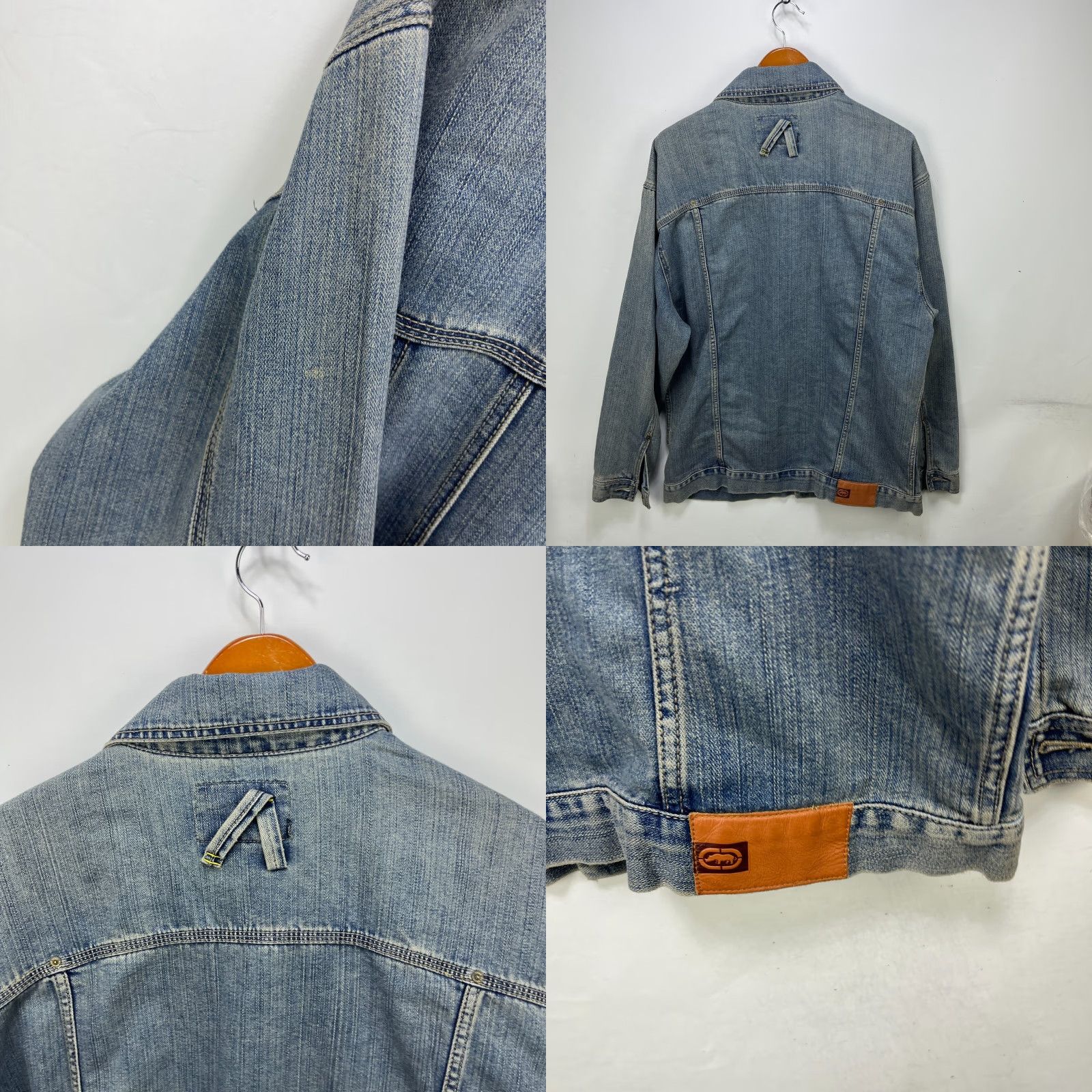 Ecko Unltd. VINTAGE Ecko Unltd DENIM Chore Jacket XL Men Blue 90s Hip Hop Baggy Windbreaker Jacket Size US XL / EU 56 / 4 - 8 Thumbnail