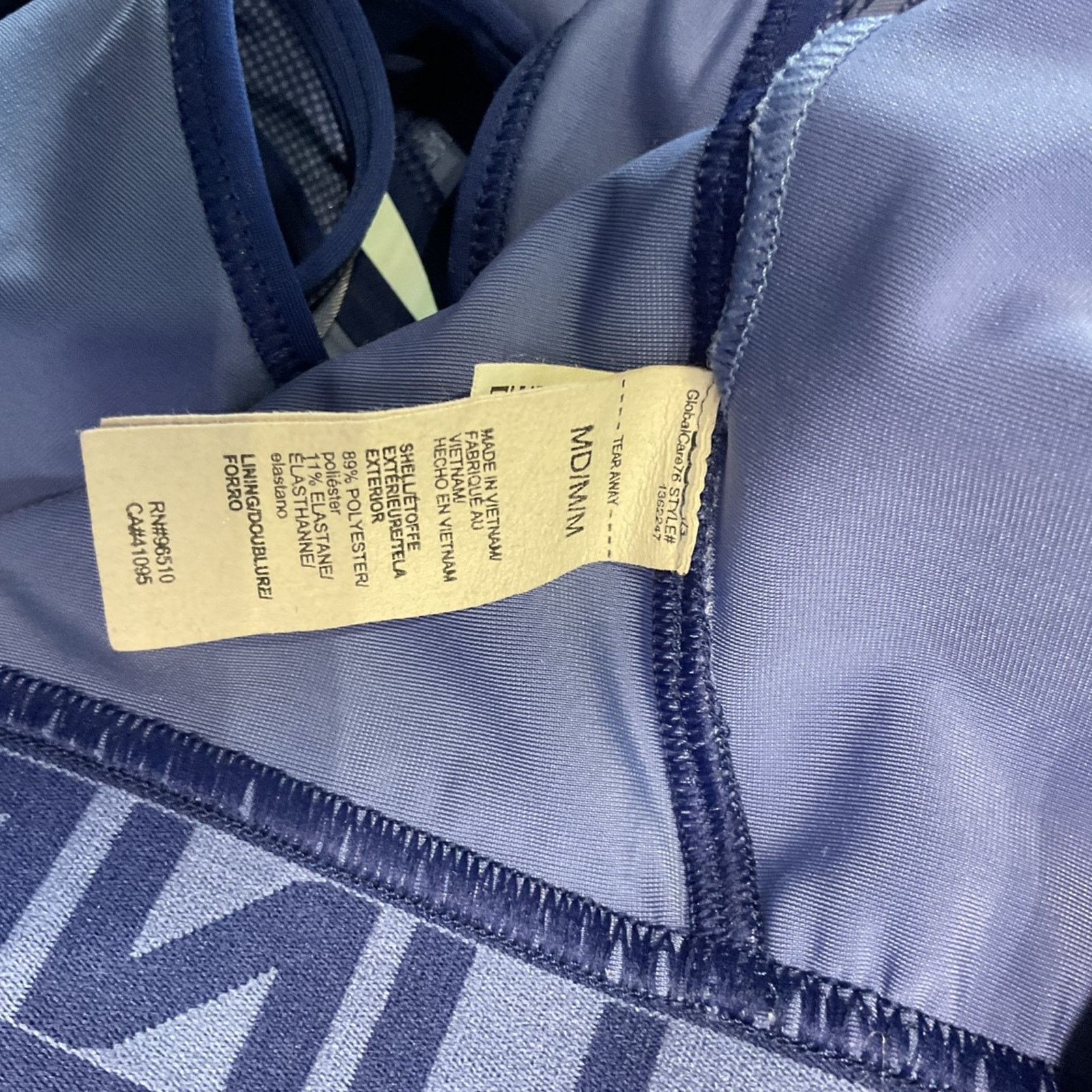 Under Armour Under Armour Blue Crossback Logo Band Sports Bra Size M / US 6-8 / IT 42-44 - 3 Thumbnail