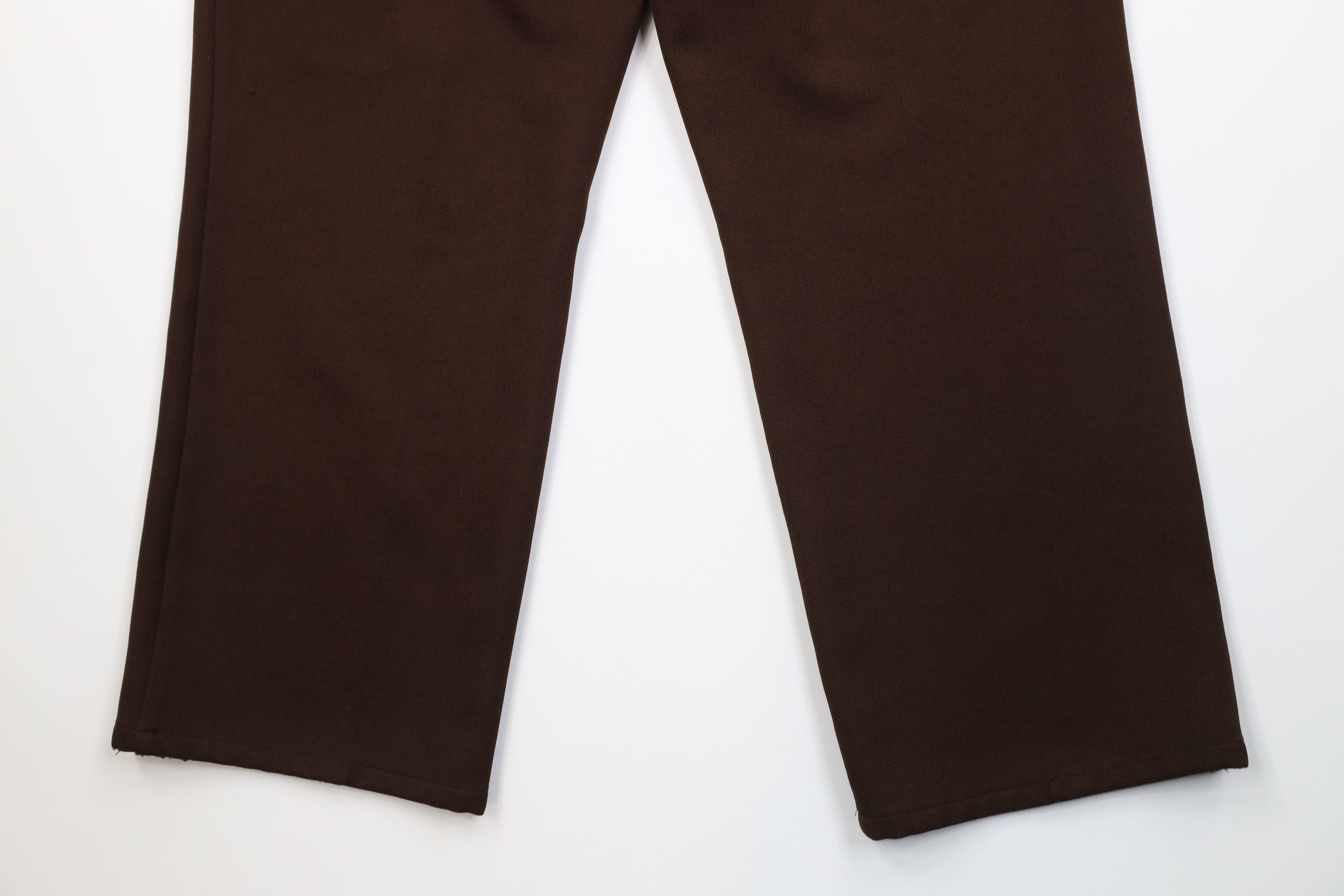 Vintage Vintage 90s Streetwear Flared Wide Leg Chino Pants Brown Size US 38 / EU 54 - 10 Thumbnail