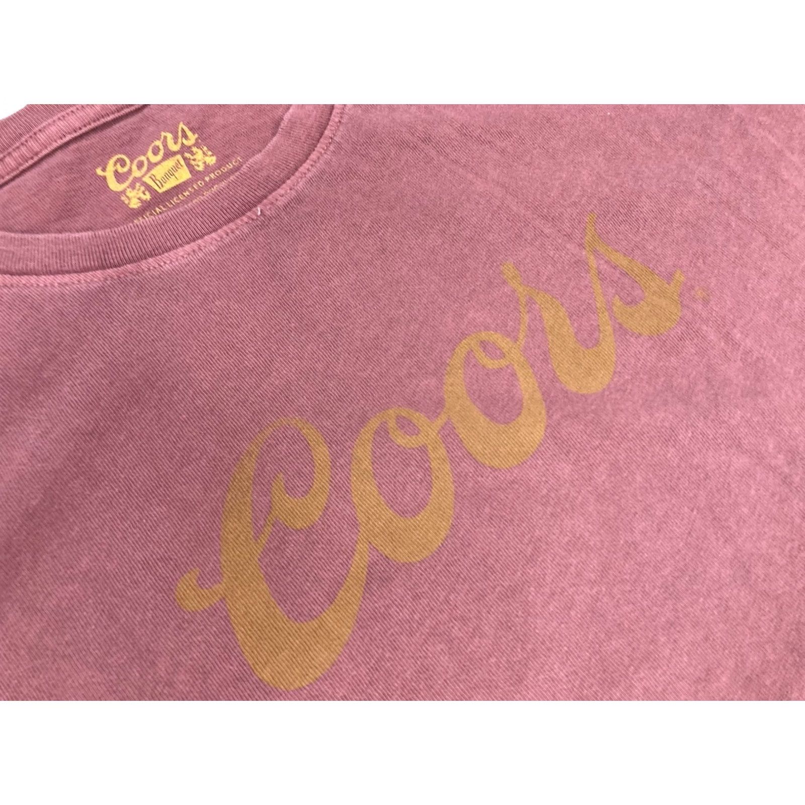 Vintage Coors Graphic T-shirt Men L Red Short Sleeve Vintage Logo Beer Retro Size US L / EU 52-54 / 3 - 4 Thumbnail