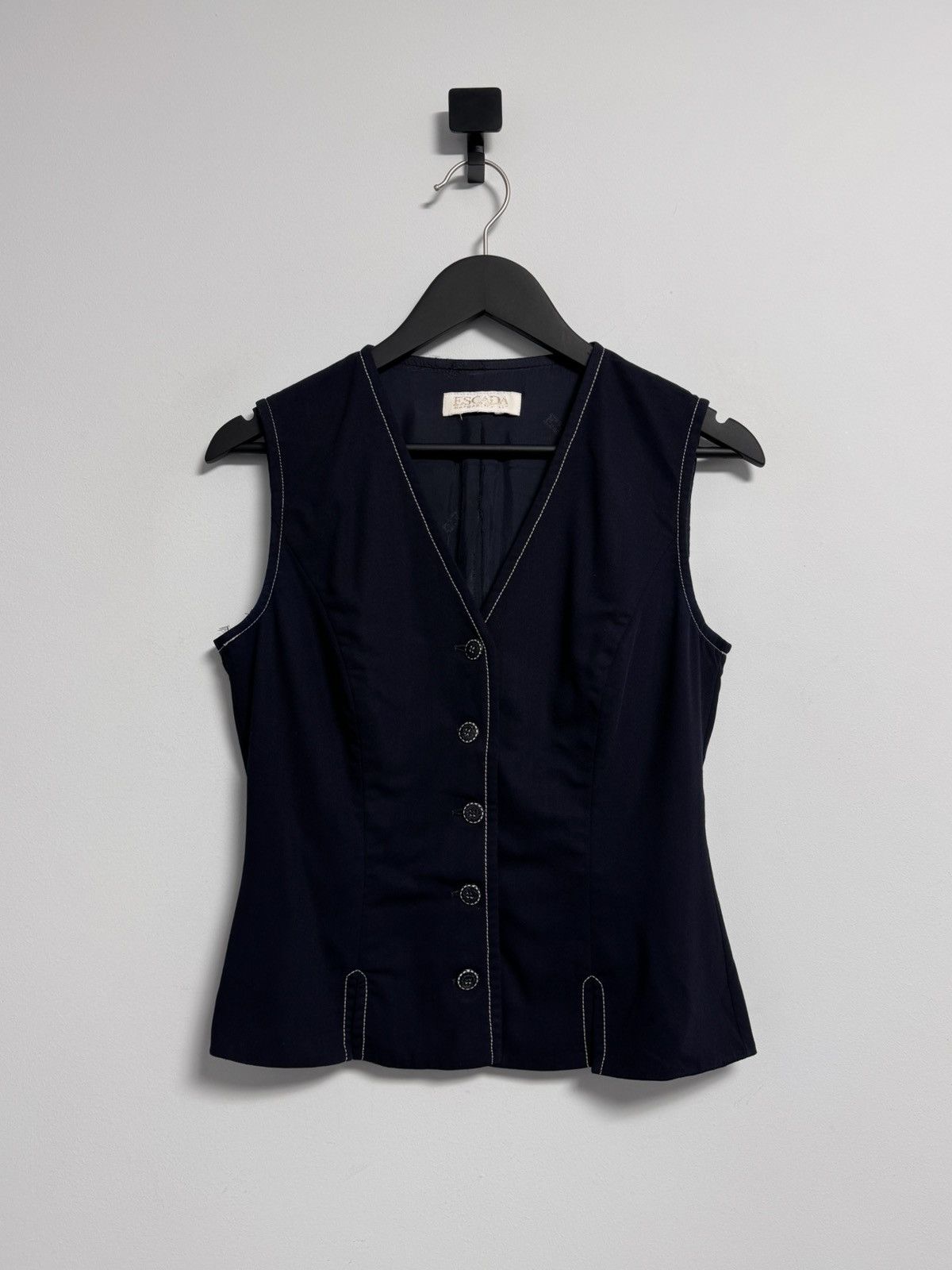 Escada Escada women's wool tailored vest Size S / US 4 / IT 40 - 1 Thumbnail