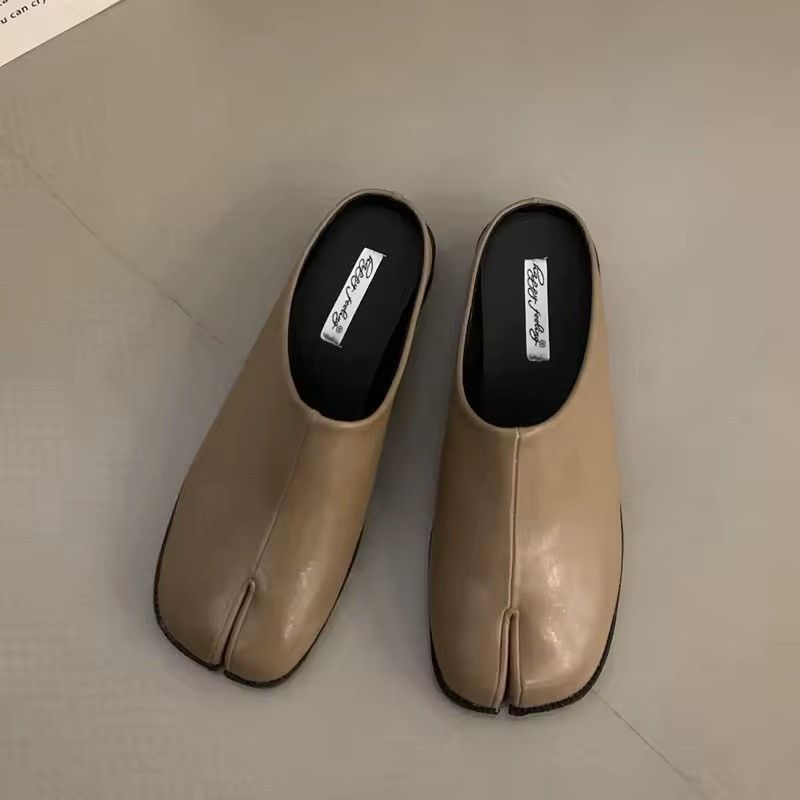 Other Streetwear Casual PU Leather Tabi Slippers Loafers Shoes Size US 7 / IT 37 - 3 Thumbnail