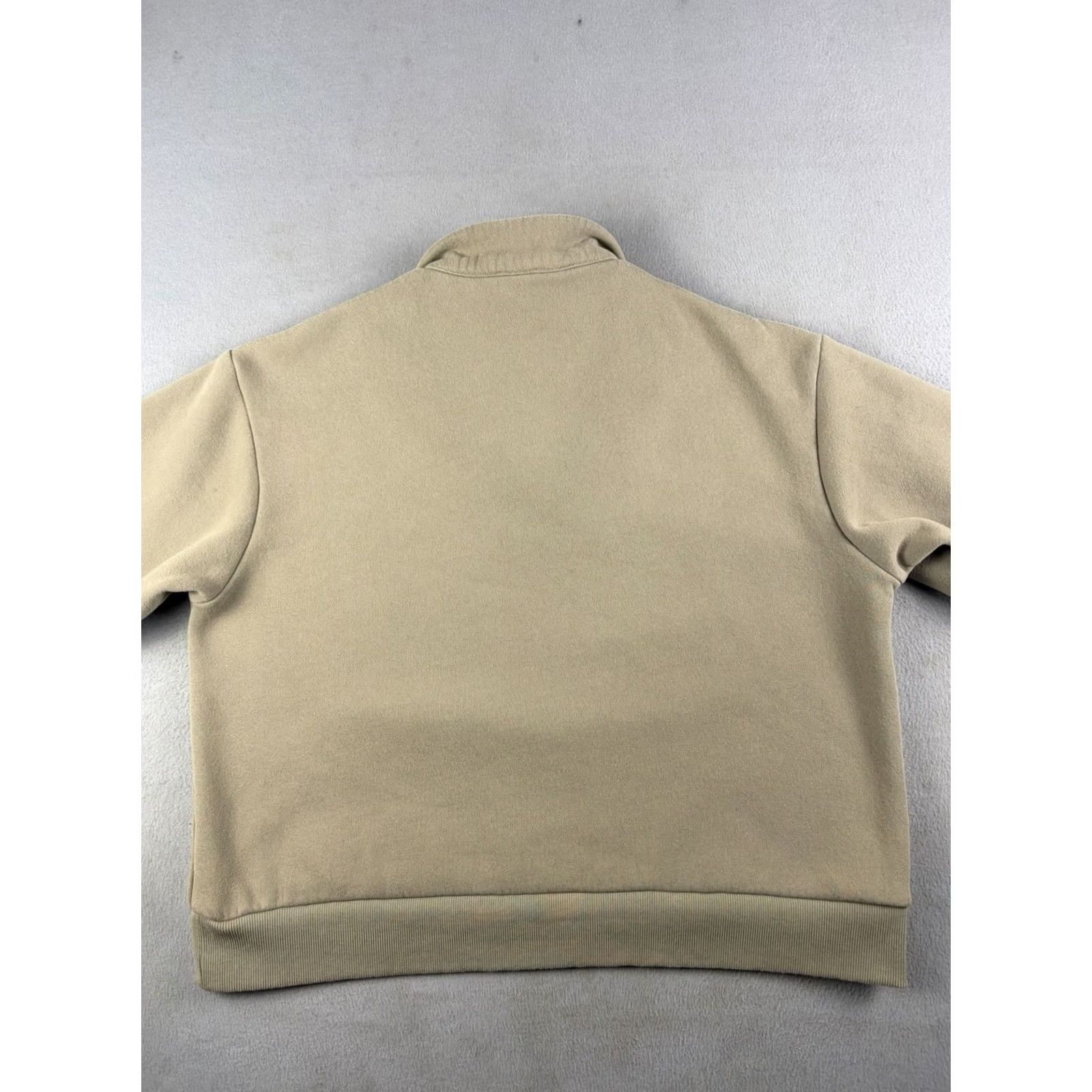 Vintage White Fox Sweatshirt Pullover Zip White S Women Activewear Logo Fleece Collared Solid Pullover 90s? Size S / US 4 / IT 40 - 6 Thumbnail