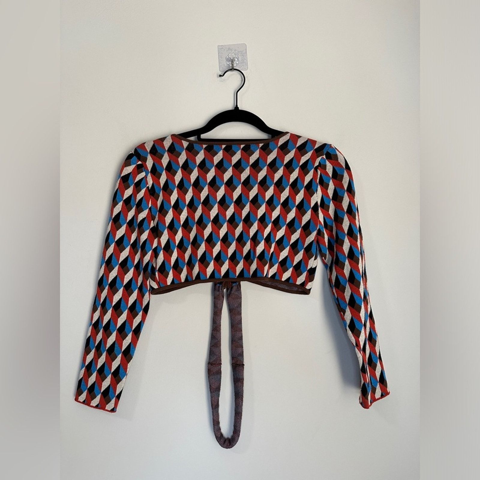 Ronny Kobo RONNY KOBO Size Small Geometric Crop Top Size S / US 4 / IT 40 - 8 Thumbnail