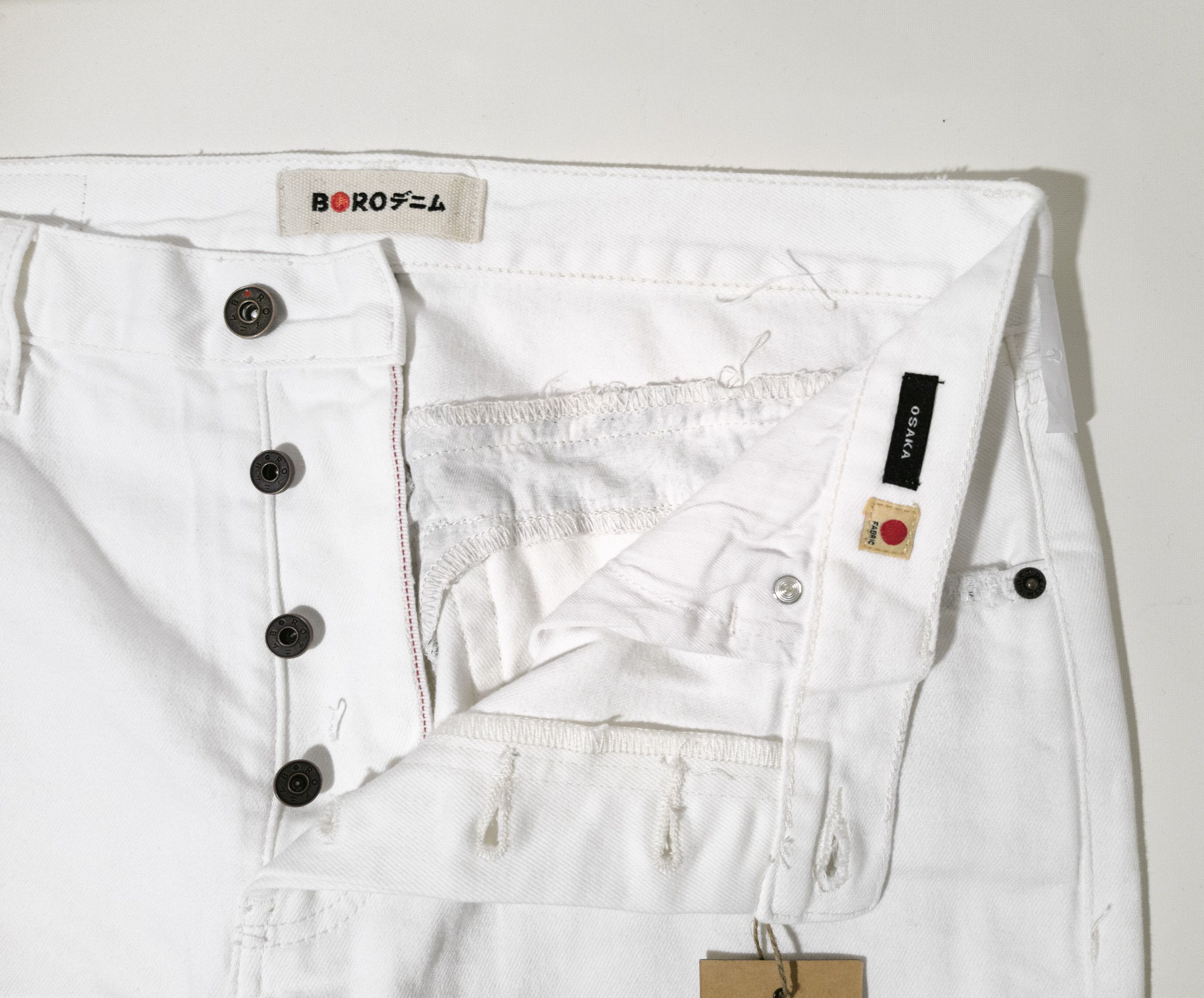 BORO Denim MSRP 340€ Selvedge Boyfriend Jeans Levis 501 Style Japanese Size 33" - 12 Thumbnail