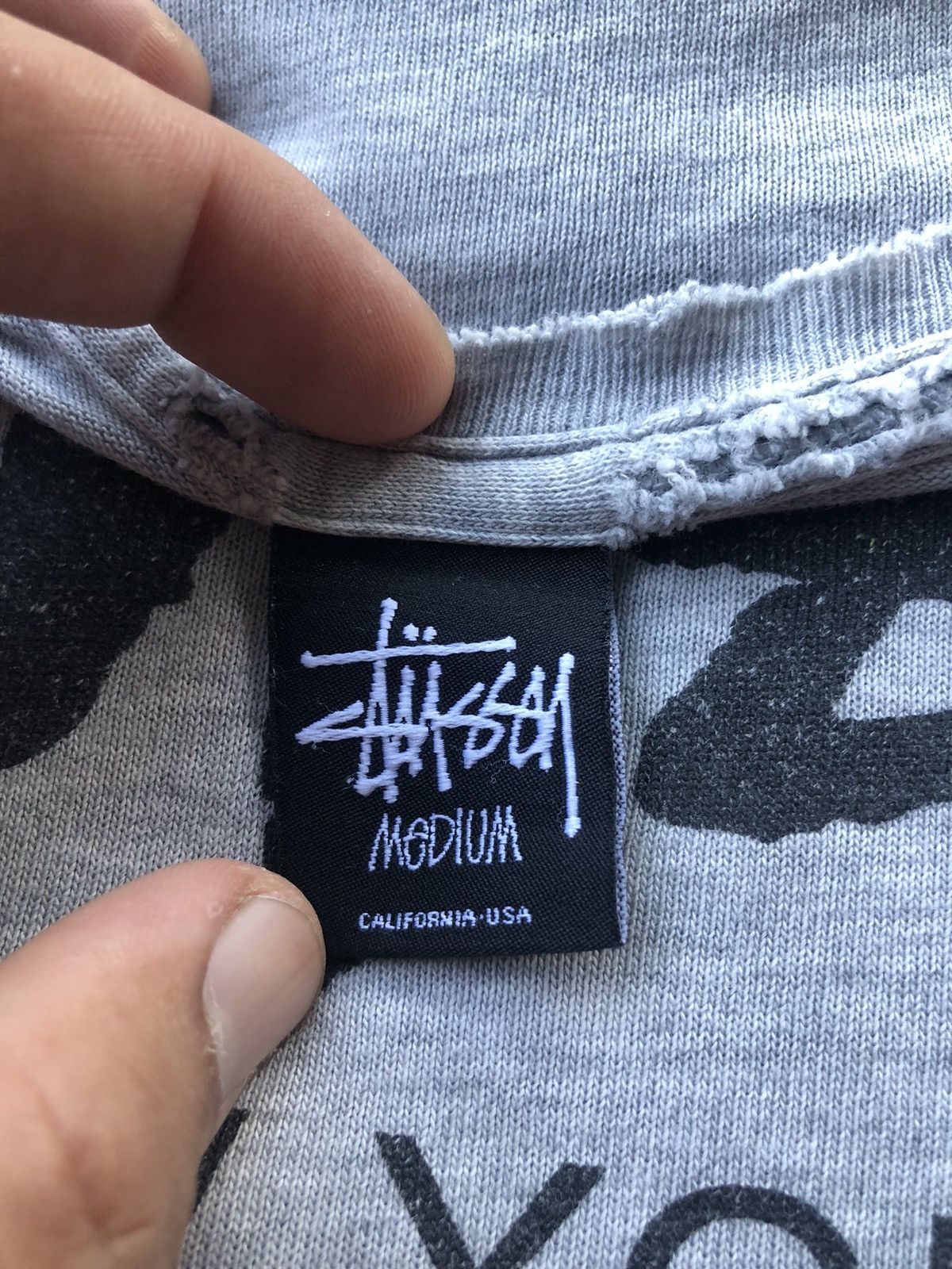 Stussy Vintage Thrashed Stussy Tour Long Sleeve Tee Size US M / EU 48-50 / 2 - 12 Thumbnail