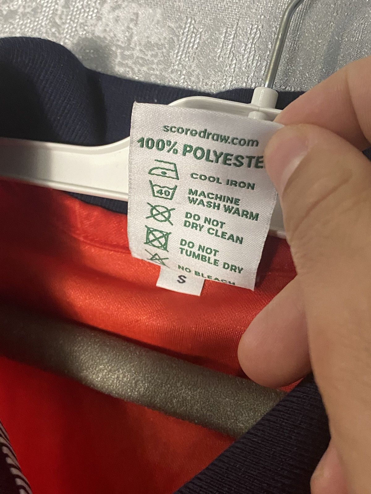 Other UK × Vintage Vintage England Score Draw Soccer Jersey National Team Size US S / EU 44-46 / 1 - 3 Thumbnail