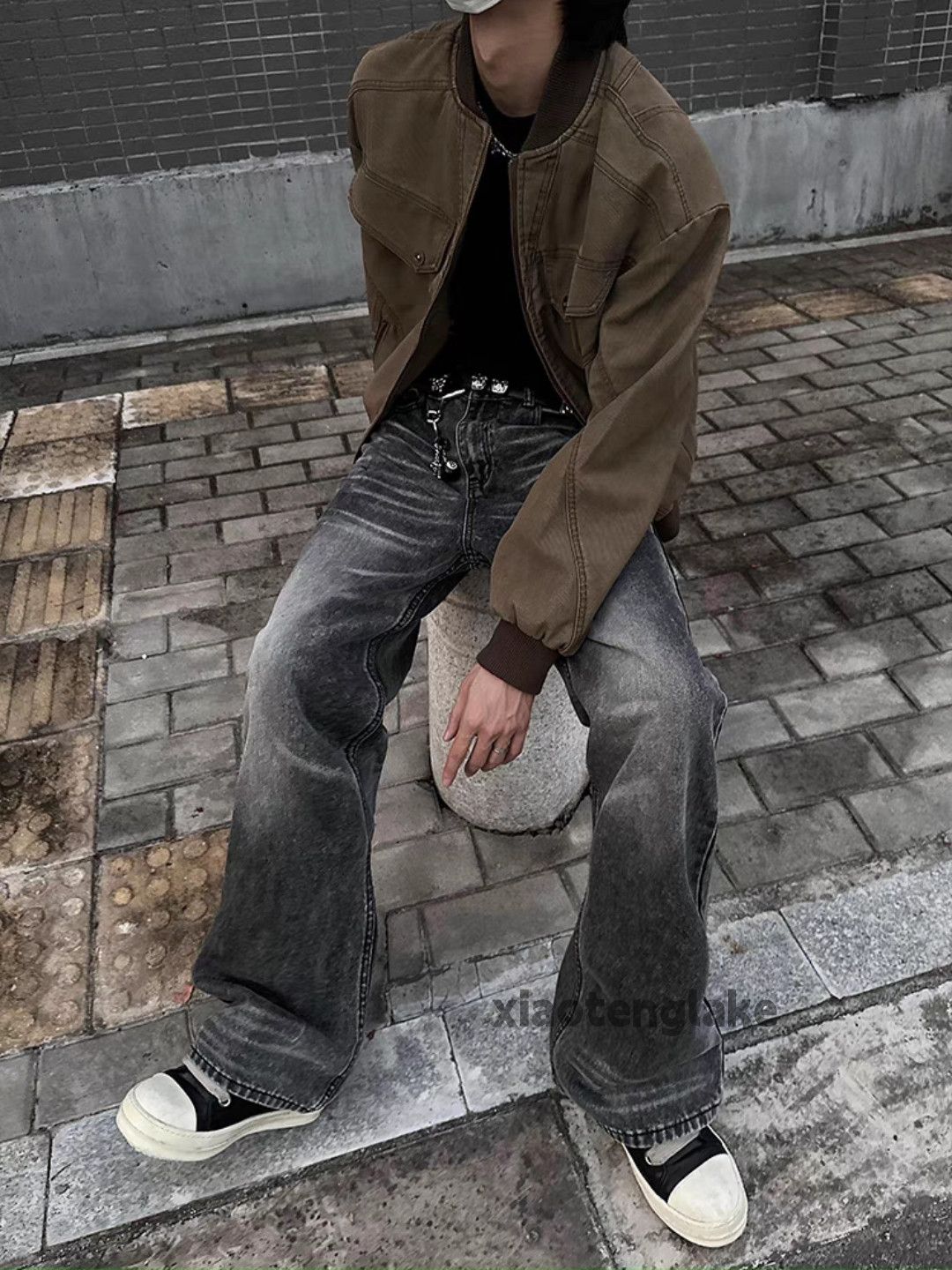Jean × Vintage washed faded cleanfit yuppie bootcut punk flared jeans Size US 28 / EU 44 - 3 Thumbnail